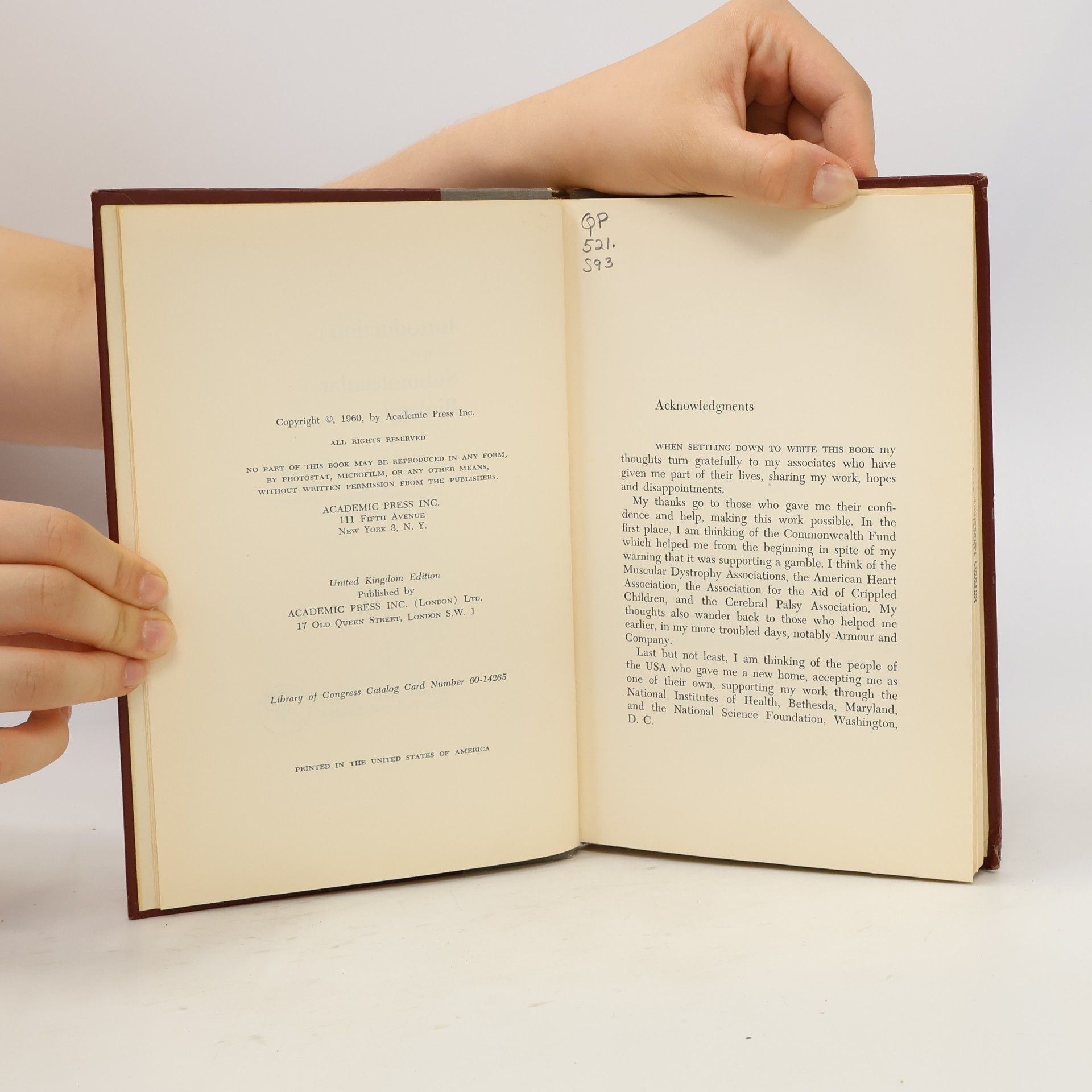 Albert Szent-Gyorgyi Introduction to a Submolecular Biology