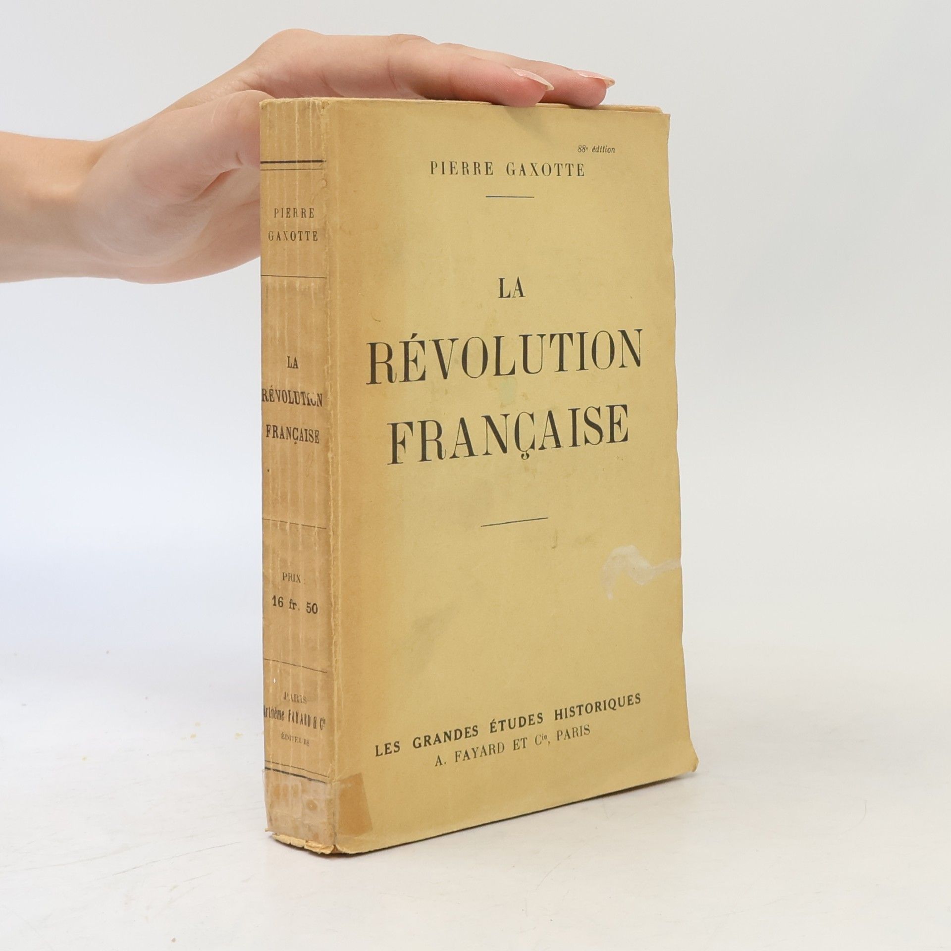 Pierre Gaxotte La Révolution Française