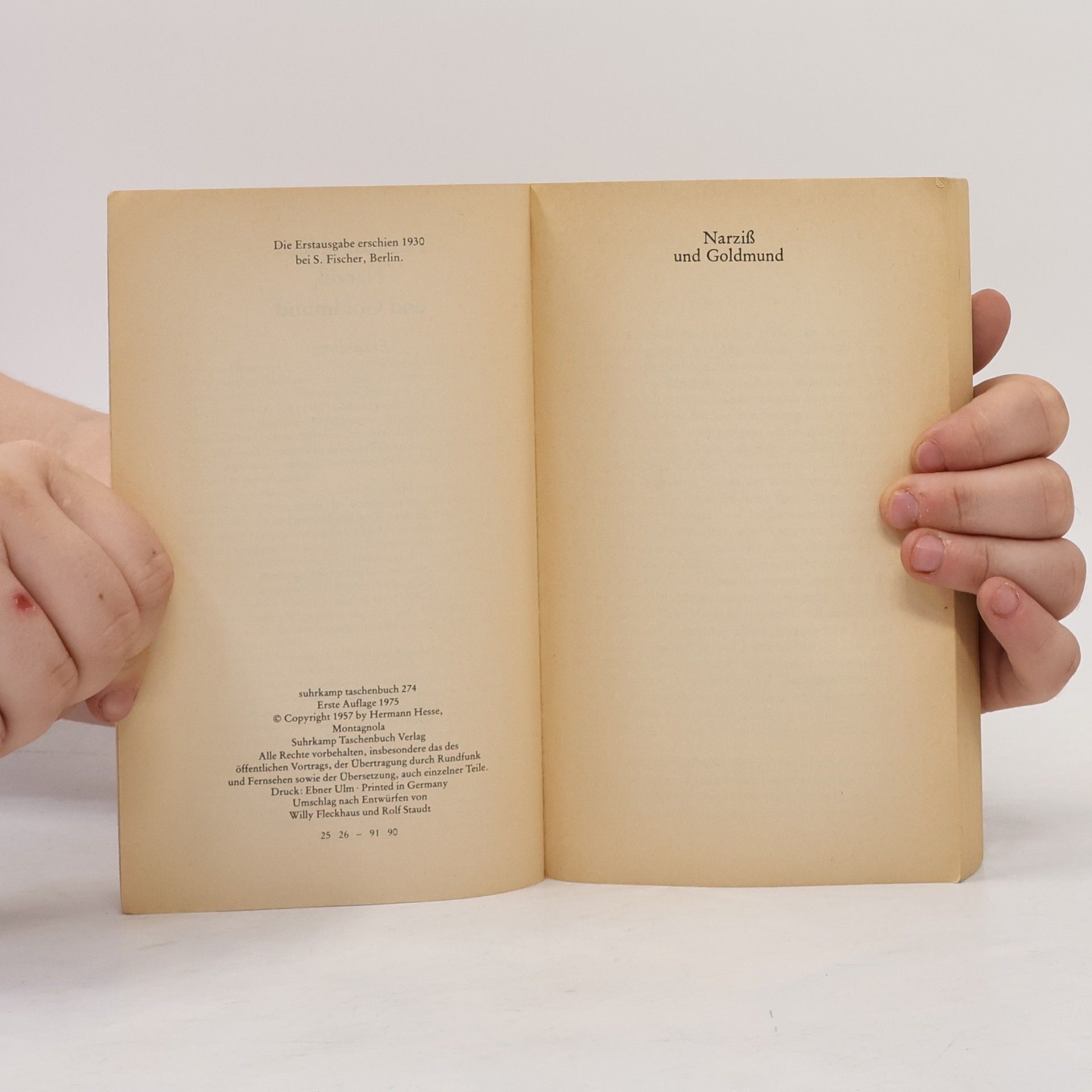 Hermann Hesse Narziß und Goldmund