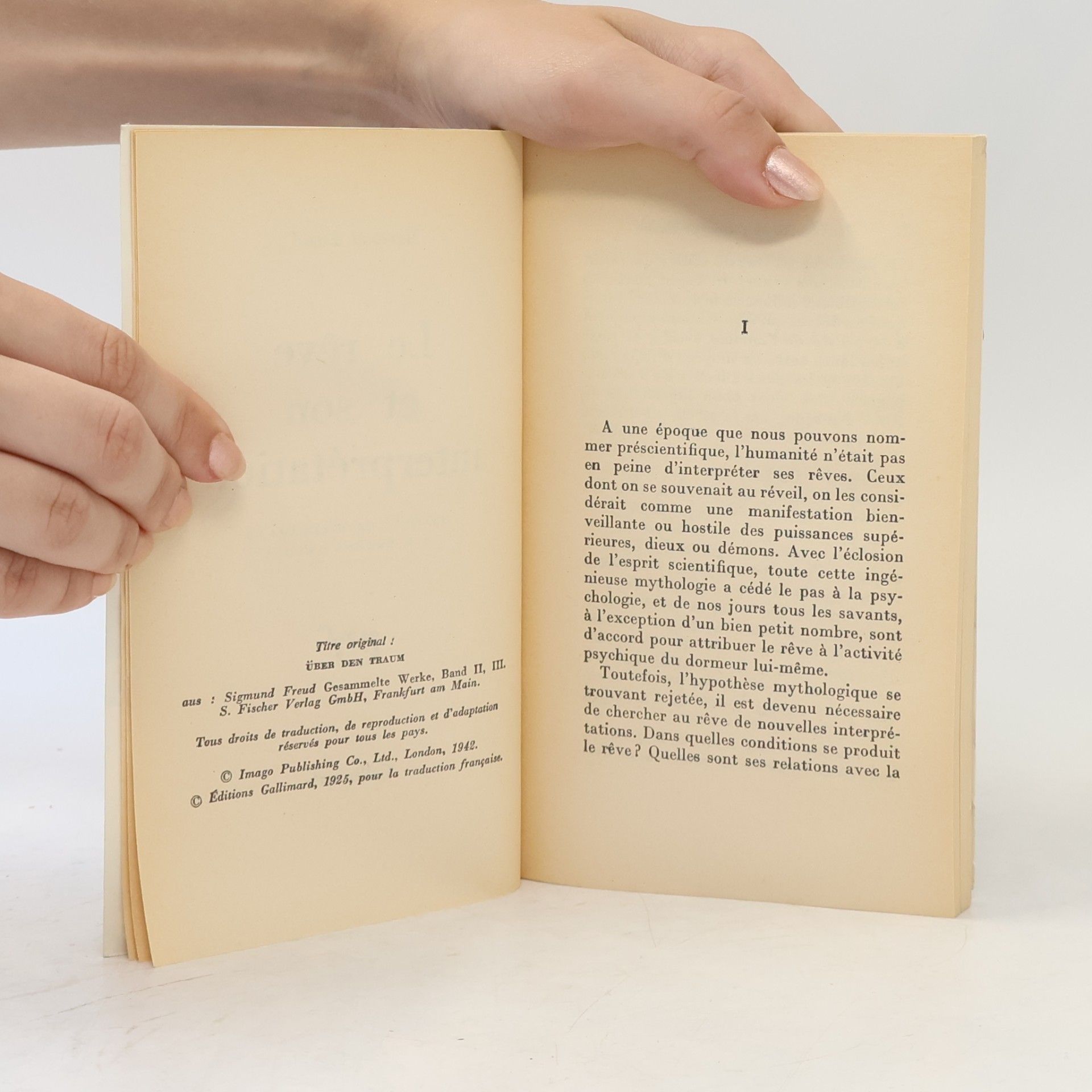 Sigmund Freud Le rêve et son interprétation