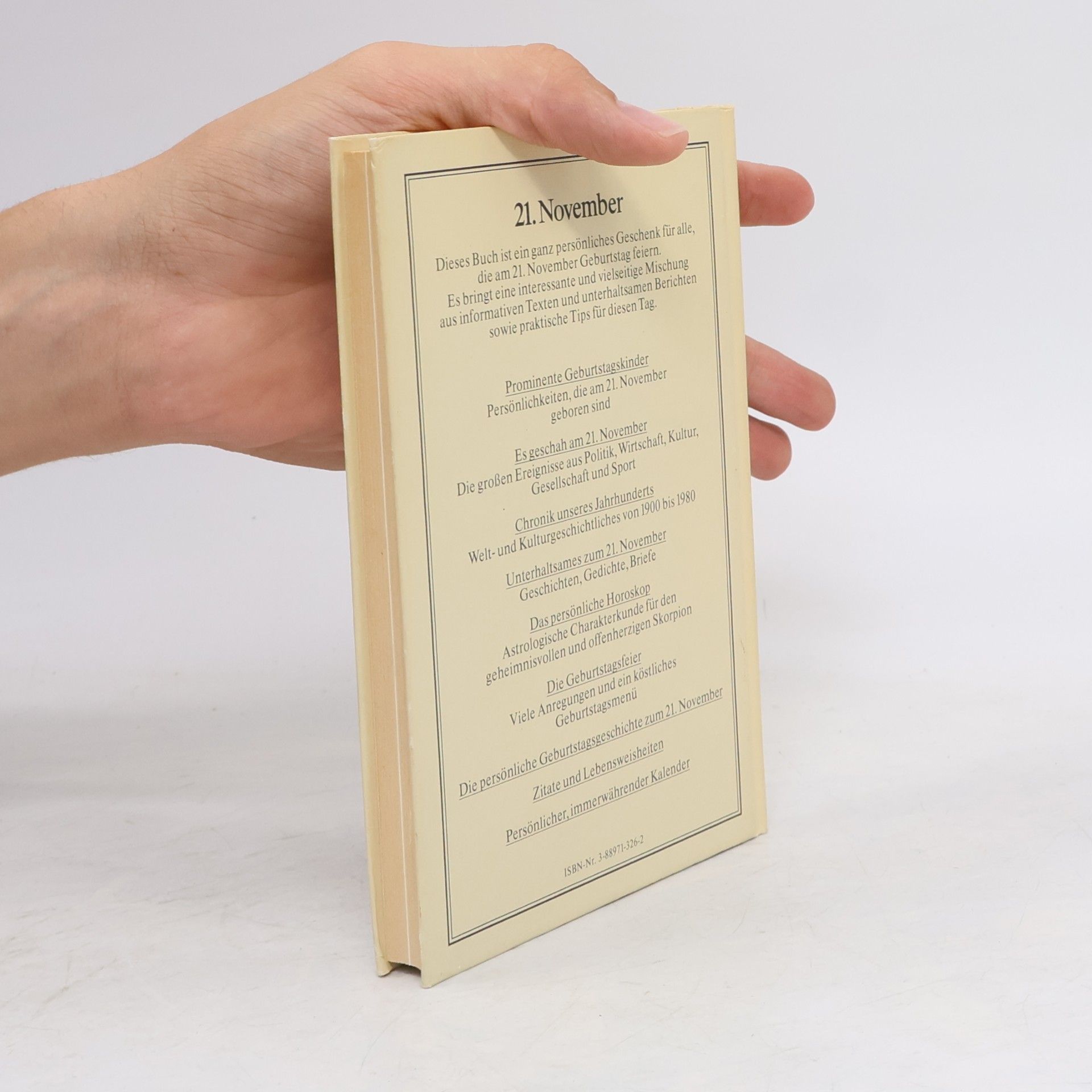 Various authors Das persönliche Geburtstagsbuch