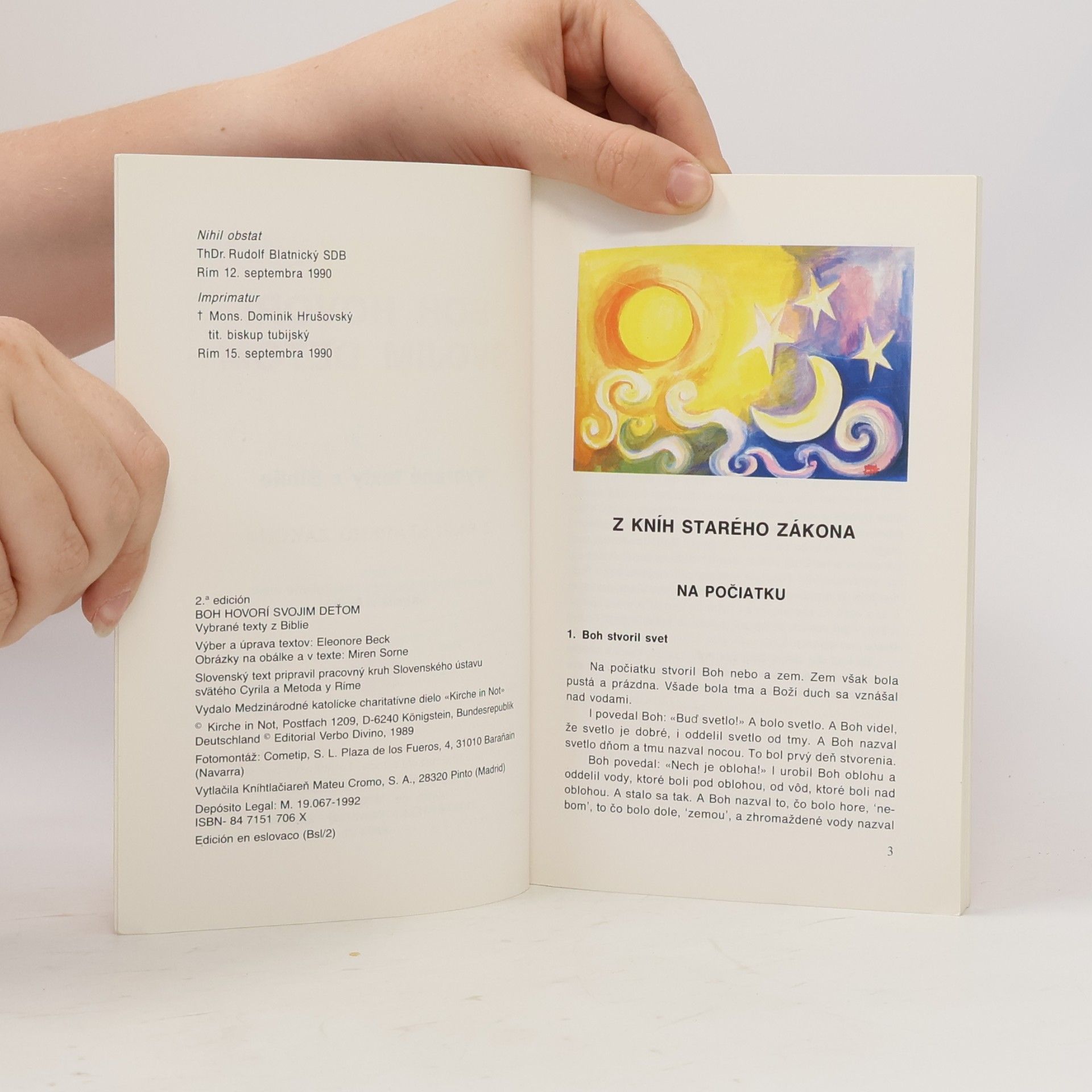 AA.VV. Boh hovorí svojim deťom. Vybrané texty z Biblie