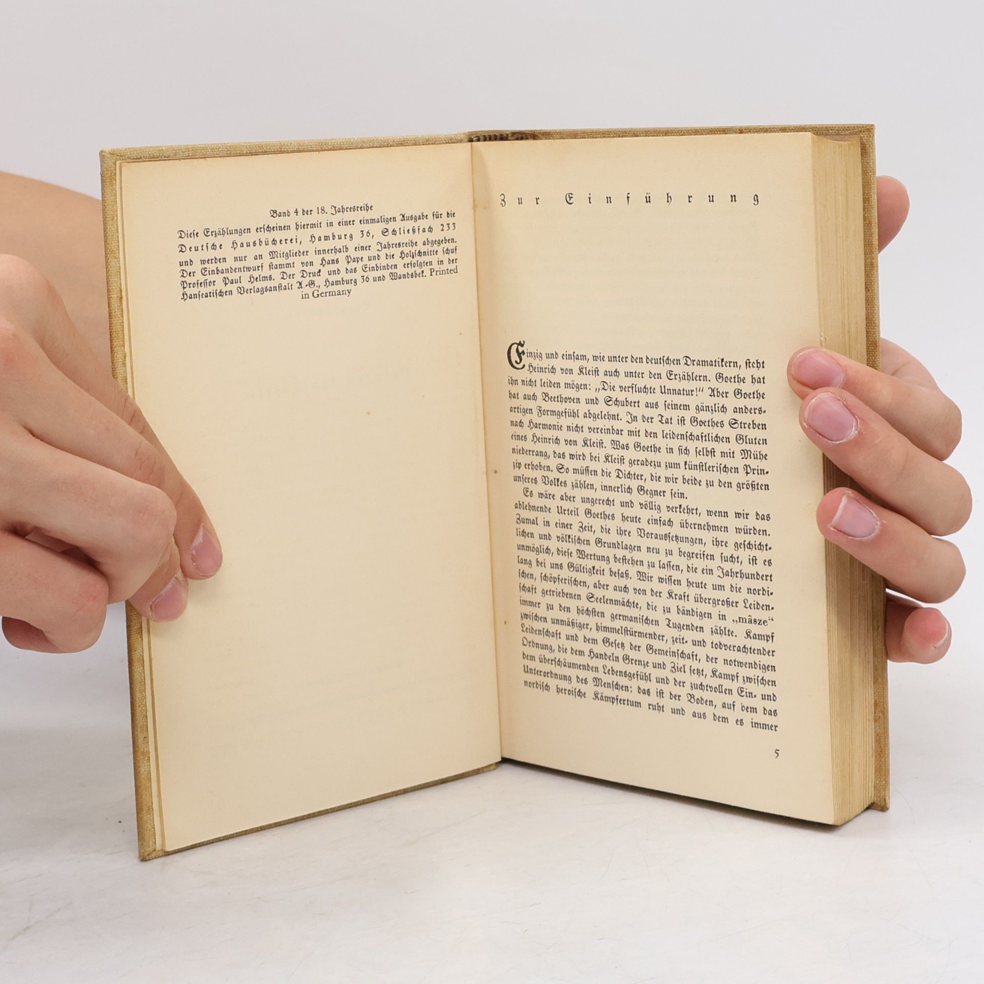 Heinrich von Kleist Zucht und Freiheit