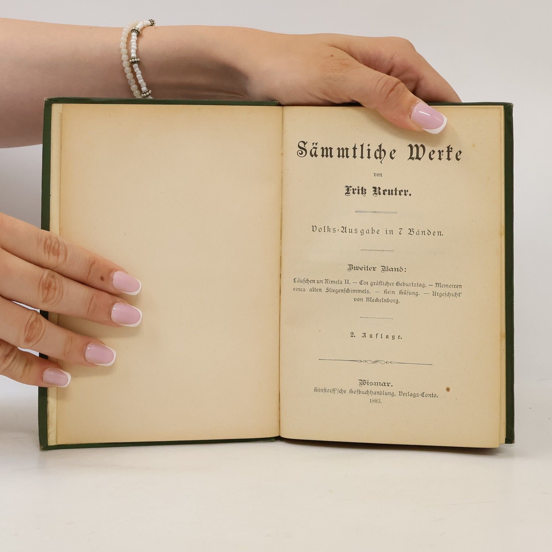 Fritz Reuter Sämmtliche Werke 2
