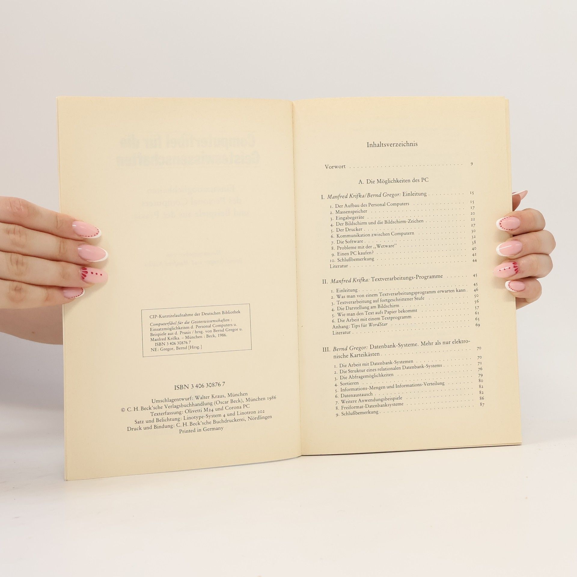 Bernd Gregor Computerfibel für die Geisteswissenschaften