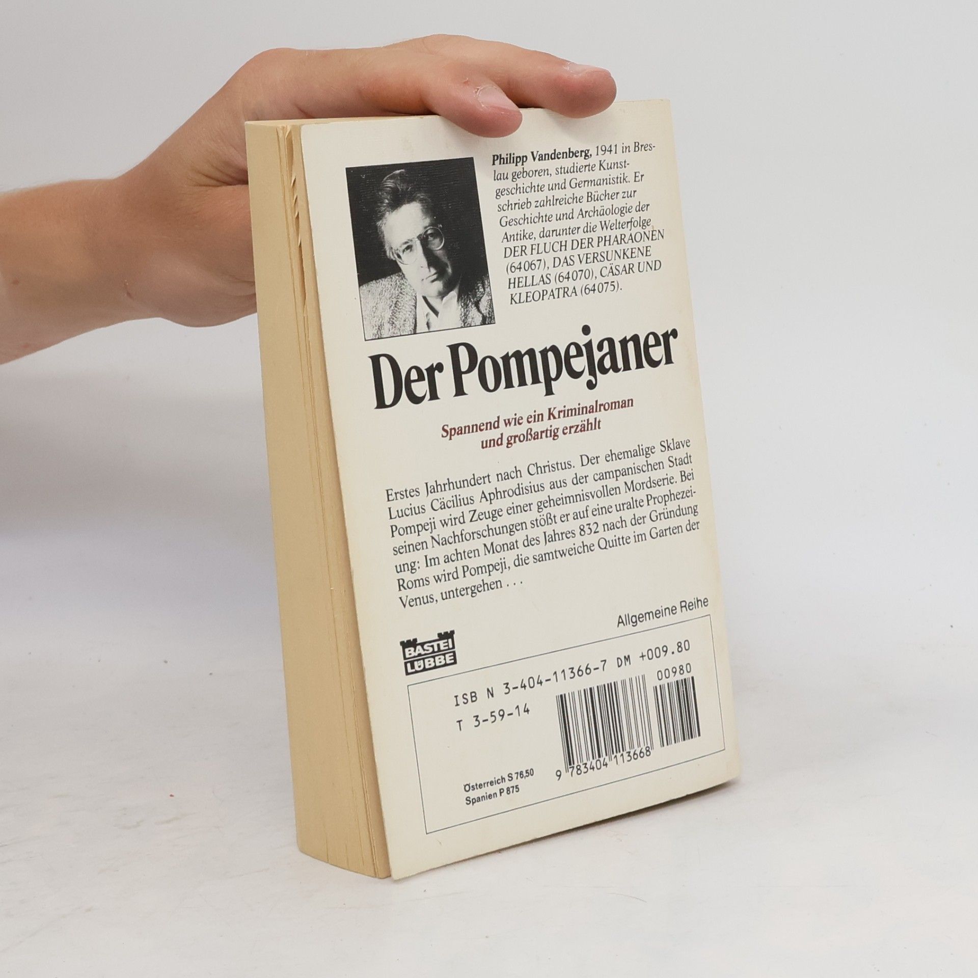 Philipp Vandenberg Der Pompejaner