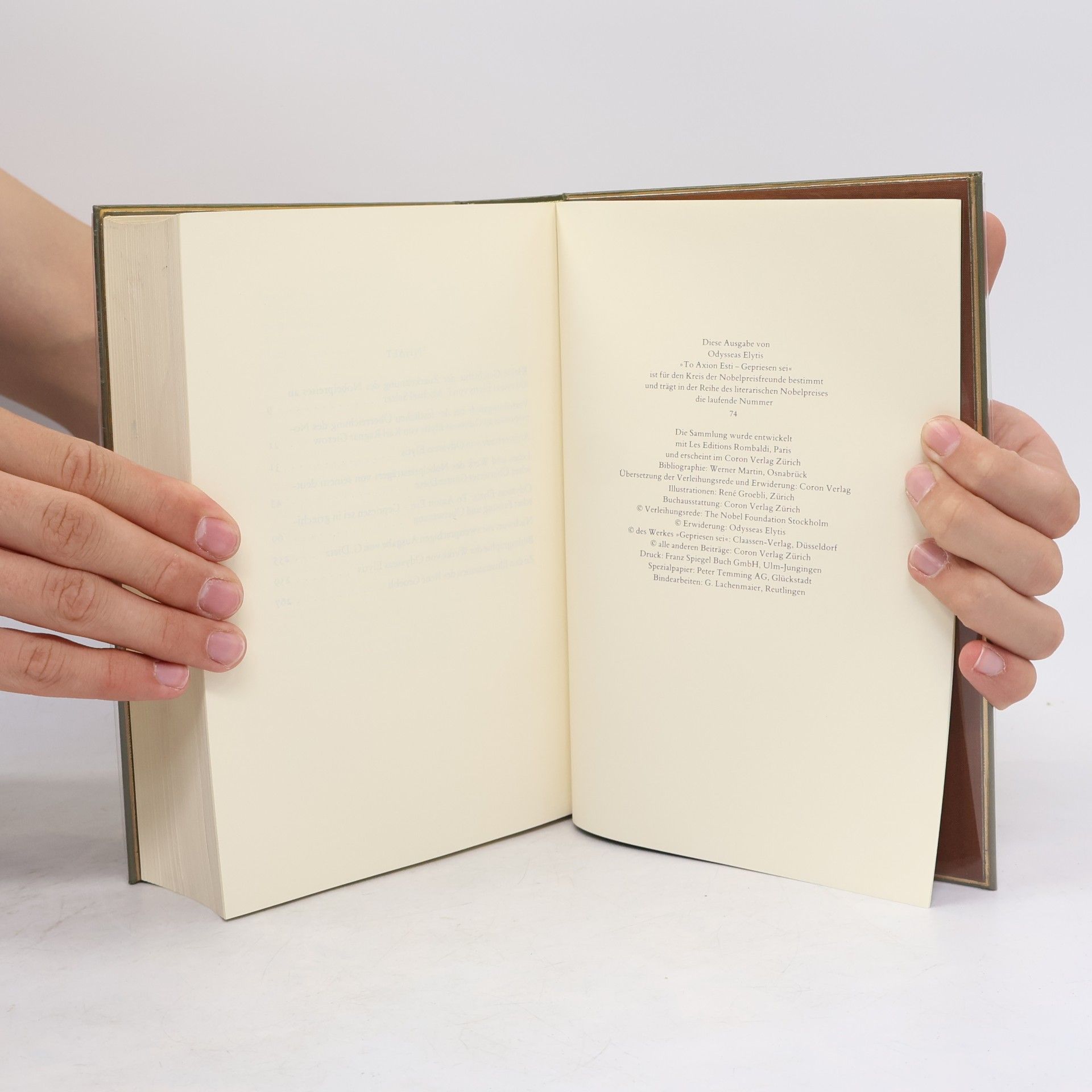 Autorenkollektiv Nobelpreis für Literatur 1977-1979. Aleixandre, Singer, Elytis