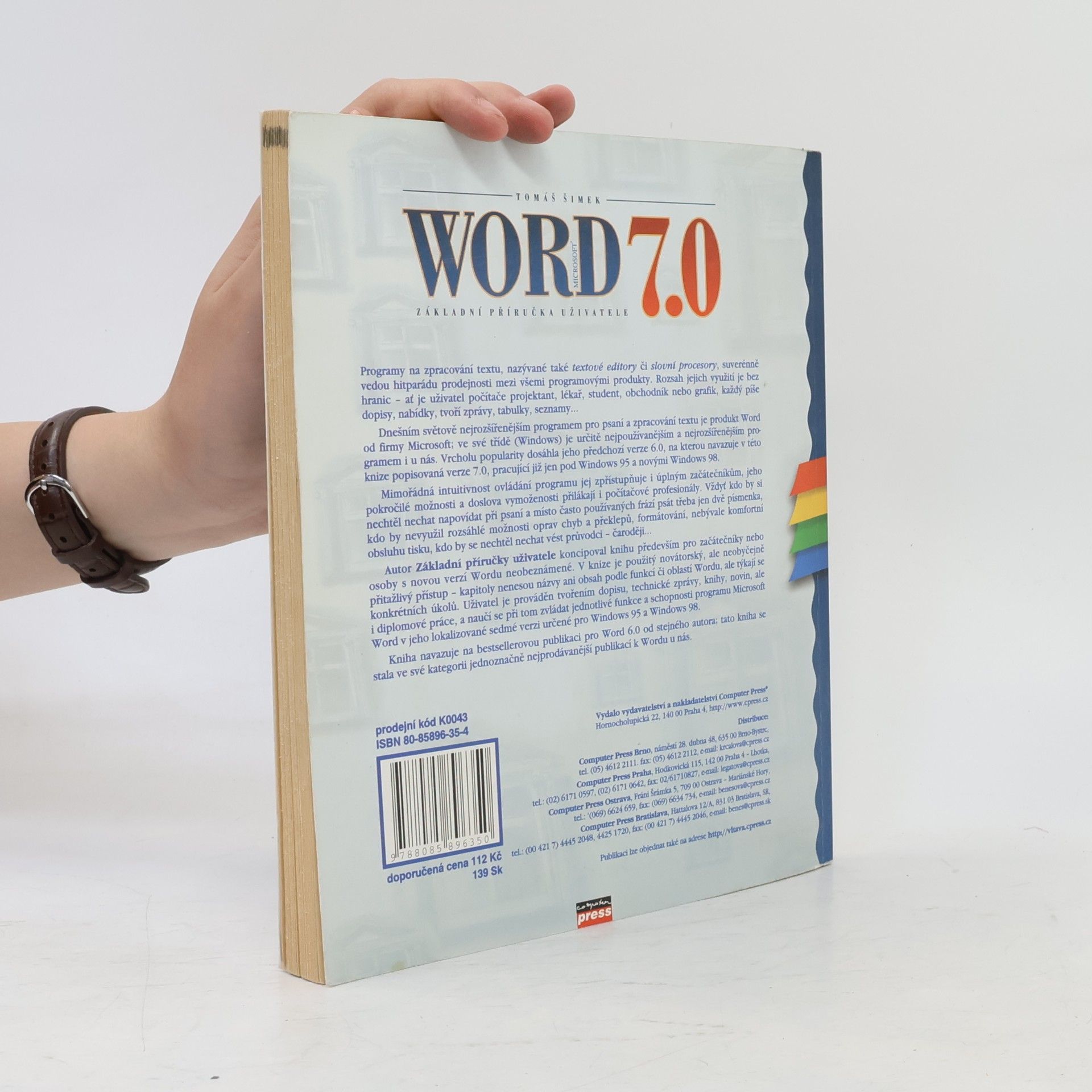 Tomáš Šimek Microsoft Word 7.0 pro Windows 95