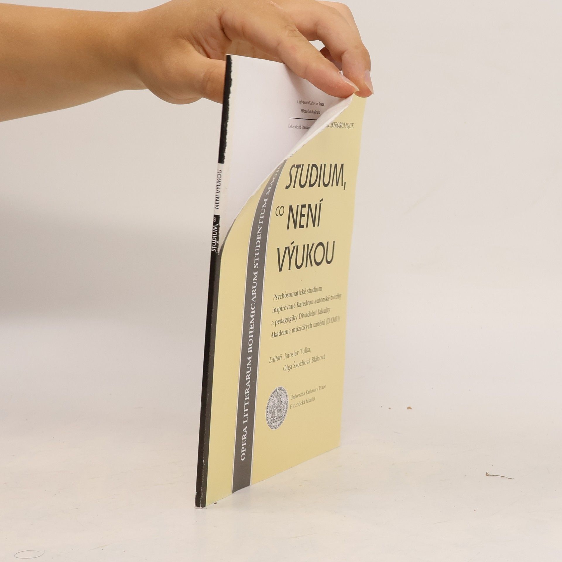 Jaroslav Tulka Studium, co není výukou