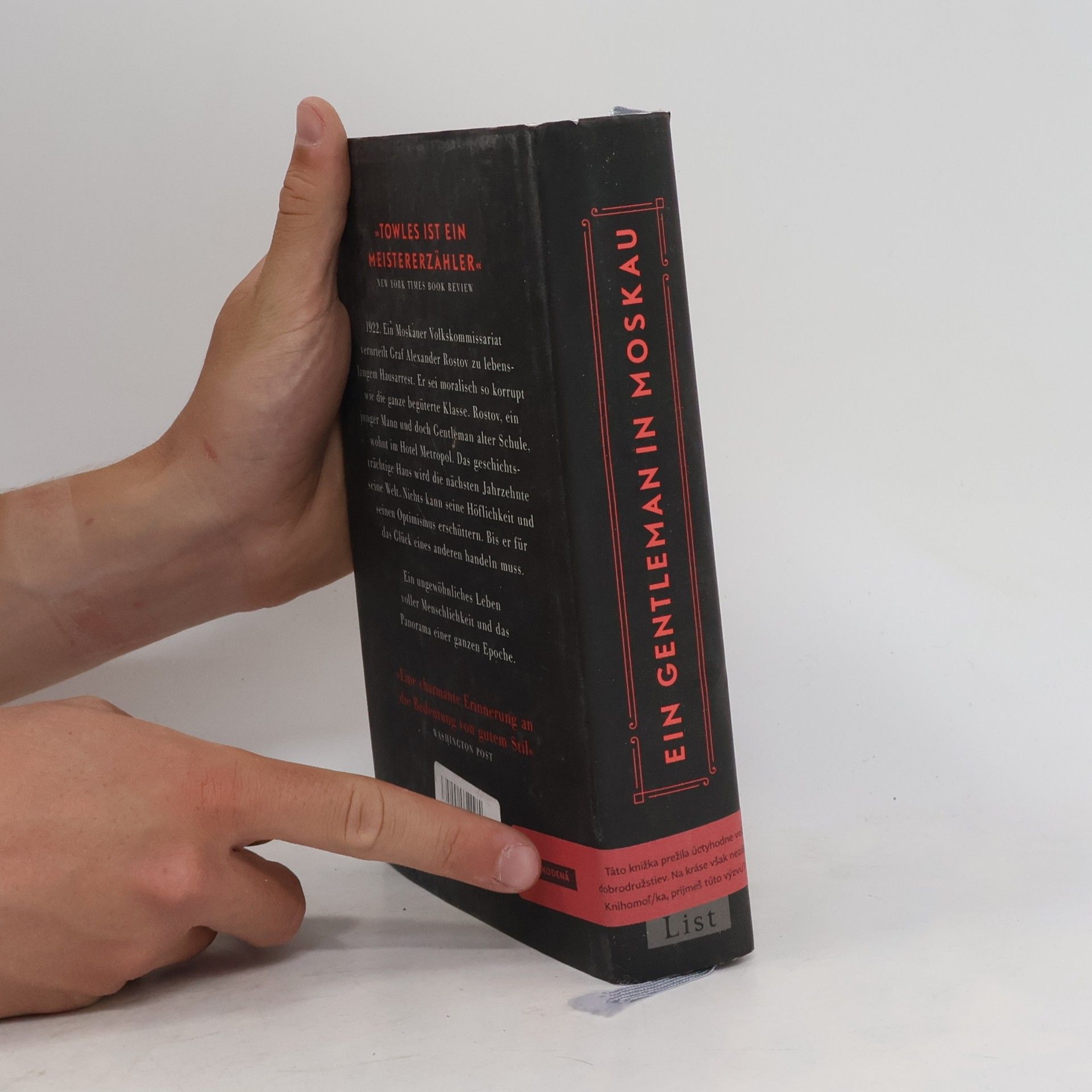 Amor Towles Ein Gentleman in Moskau