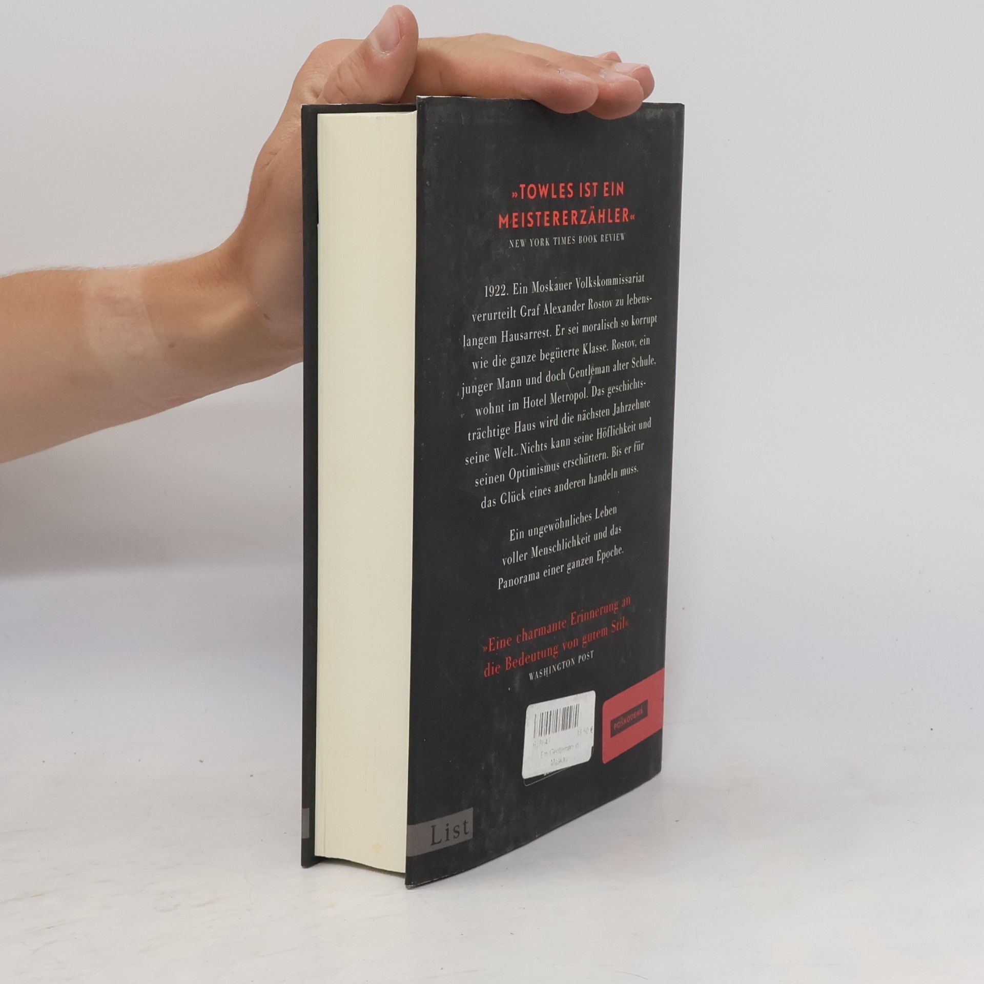 Amor Towles Ein Gentleman in Moskau