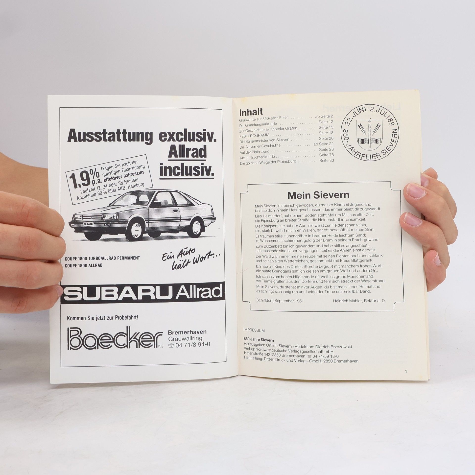 Autorenkollektiv 850 Jahre Sievern