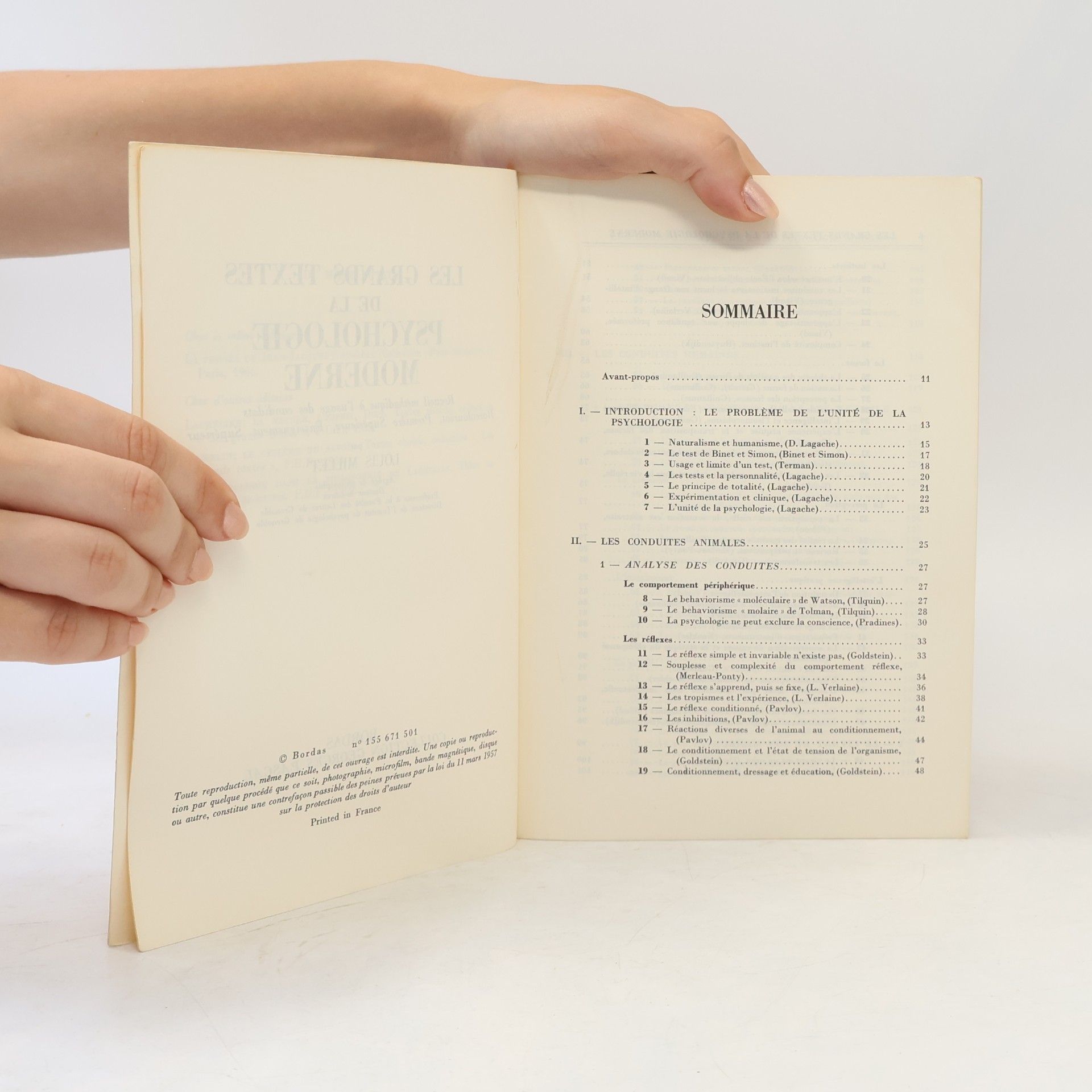 Louis Millet Les grands courants de la psychologie moderne