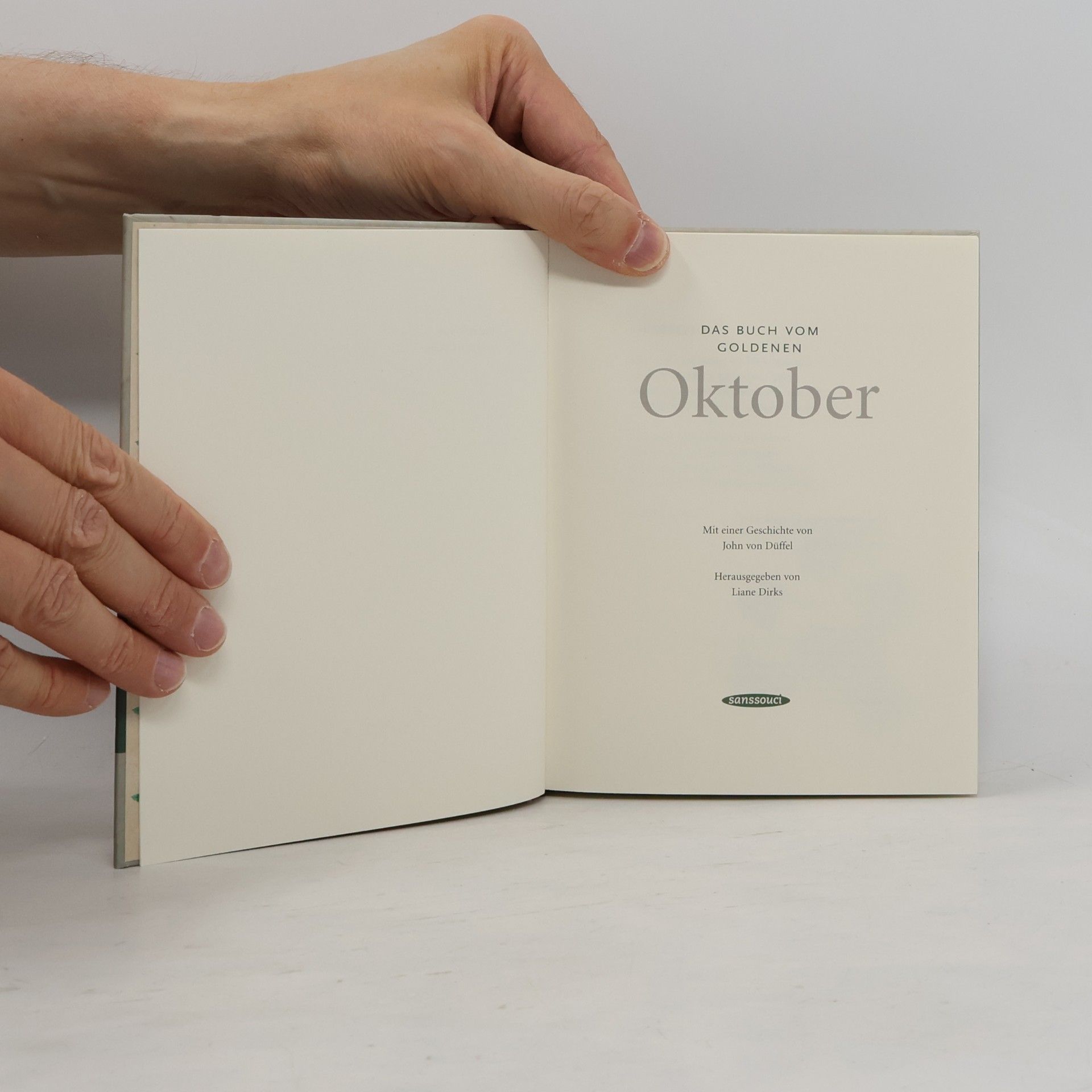 John von Düffel Das Buch vom goldenen Oktober