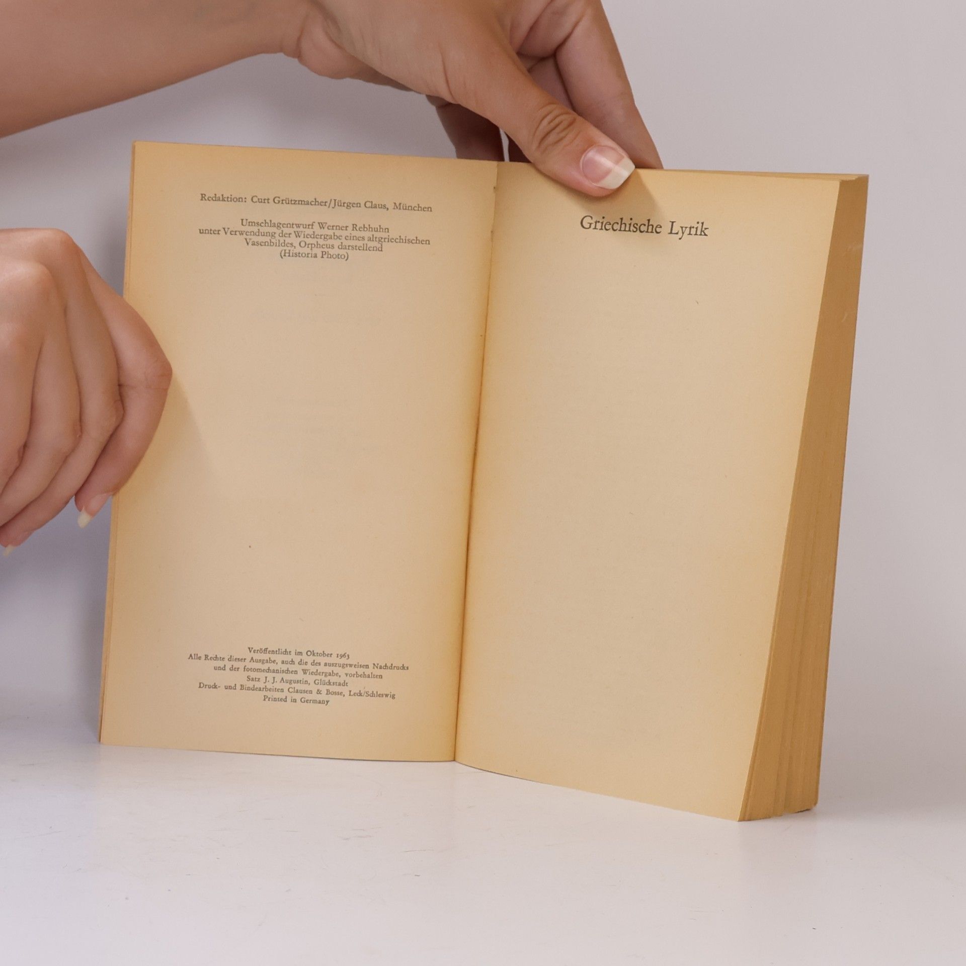 Collectif d'auteurs Griechische Lyrik