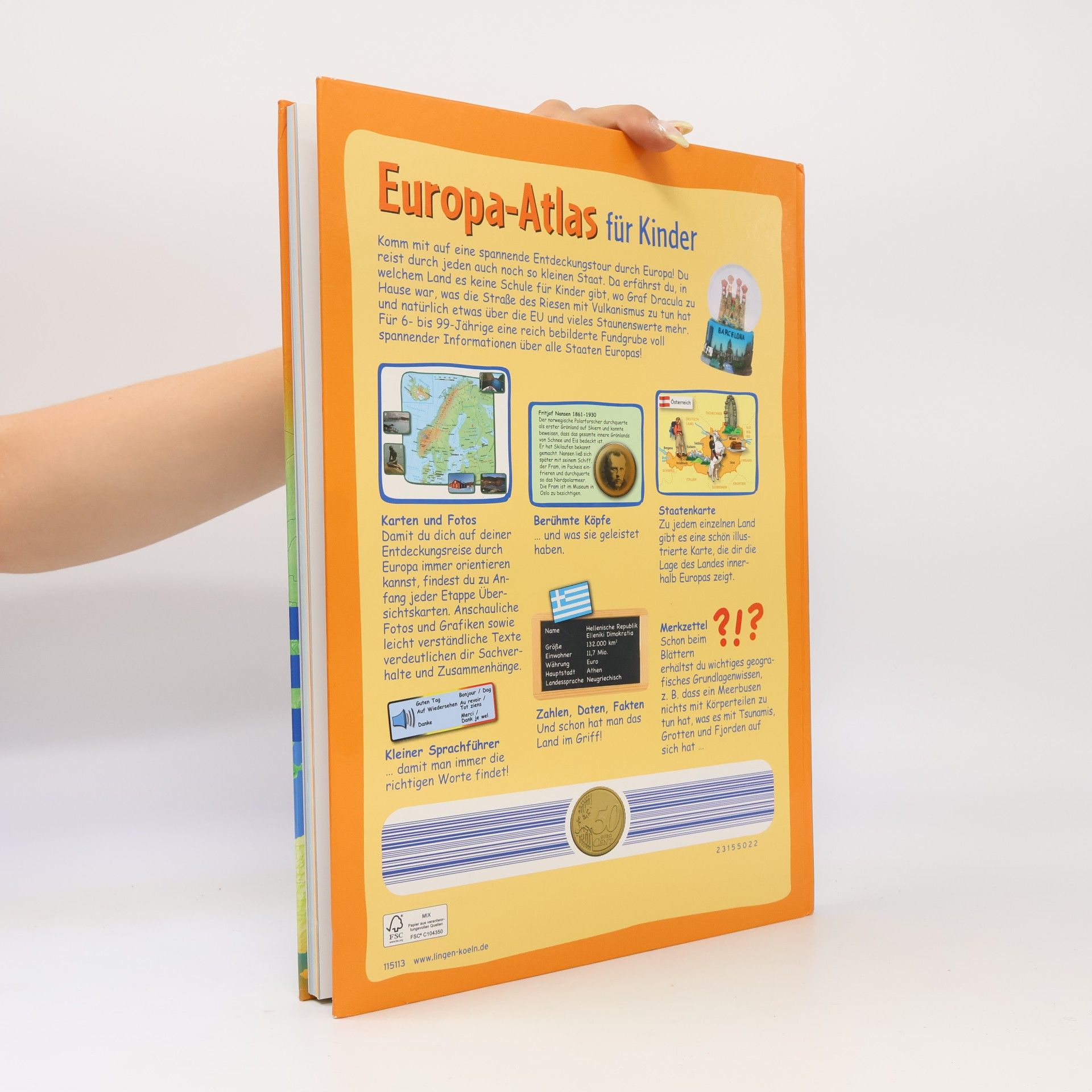 Kolektiv autorů Europa - Atlas für Kinder