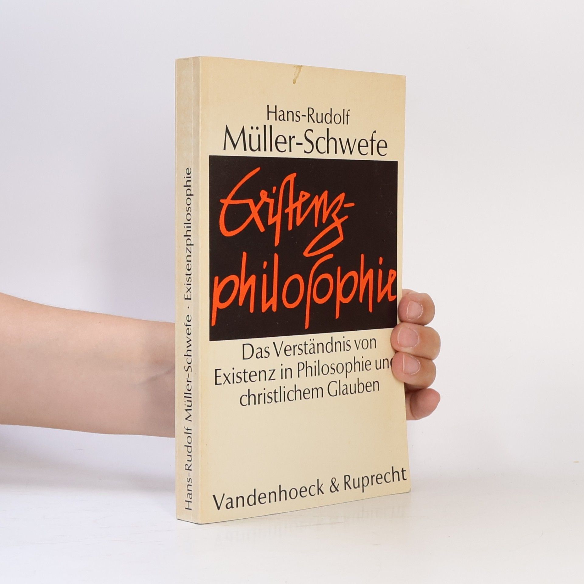 Hans Rudolf Müller Schwefe Existenzphilosophie