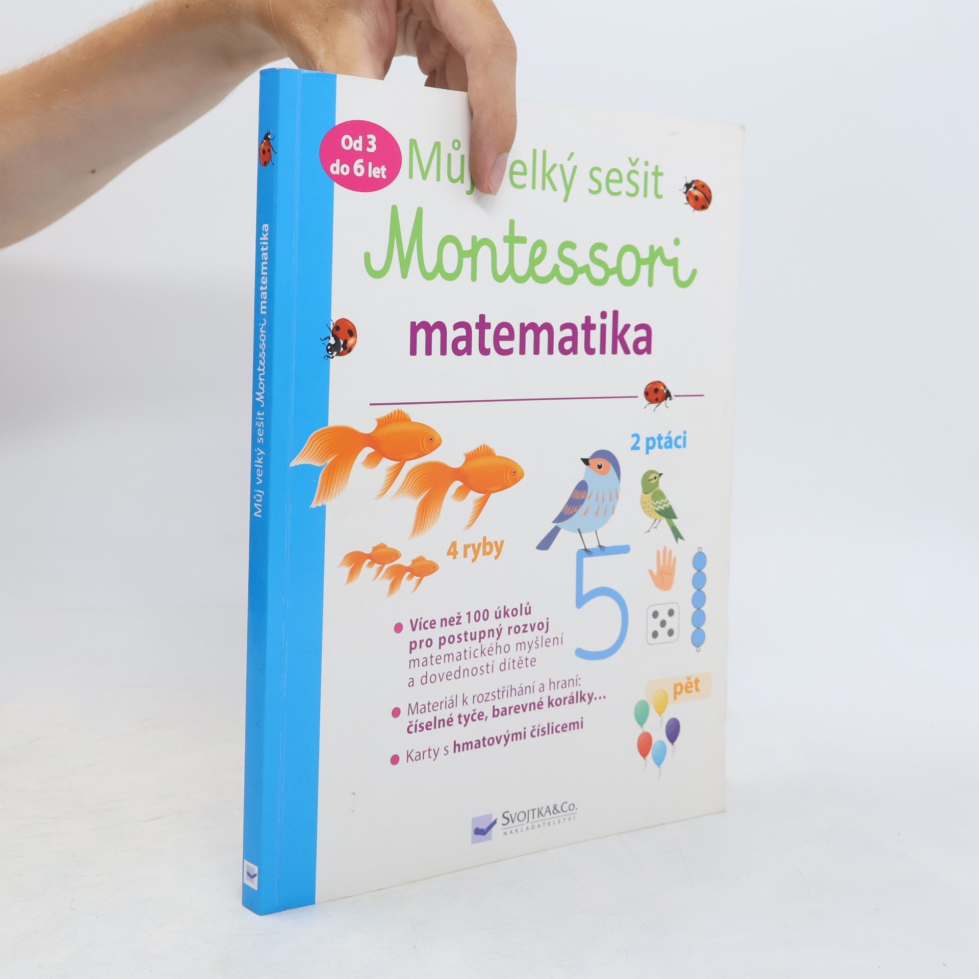 Delphine Urvoy Můj velký sešit Montessori - matematika