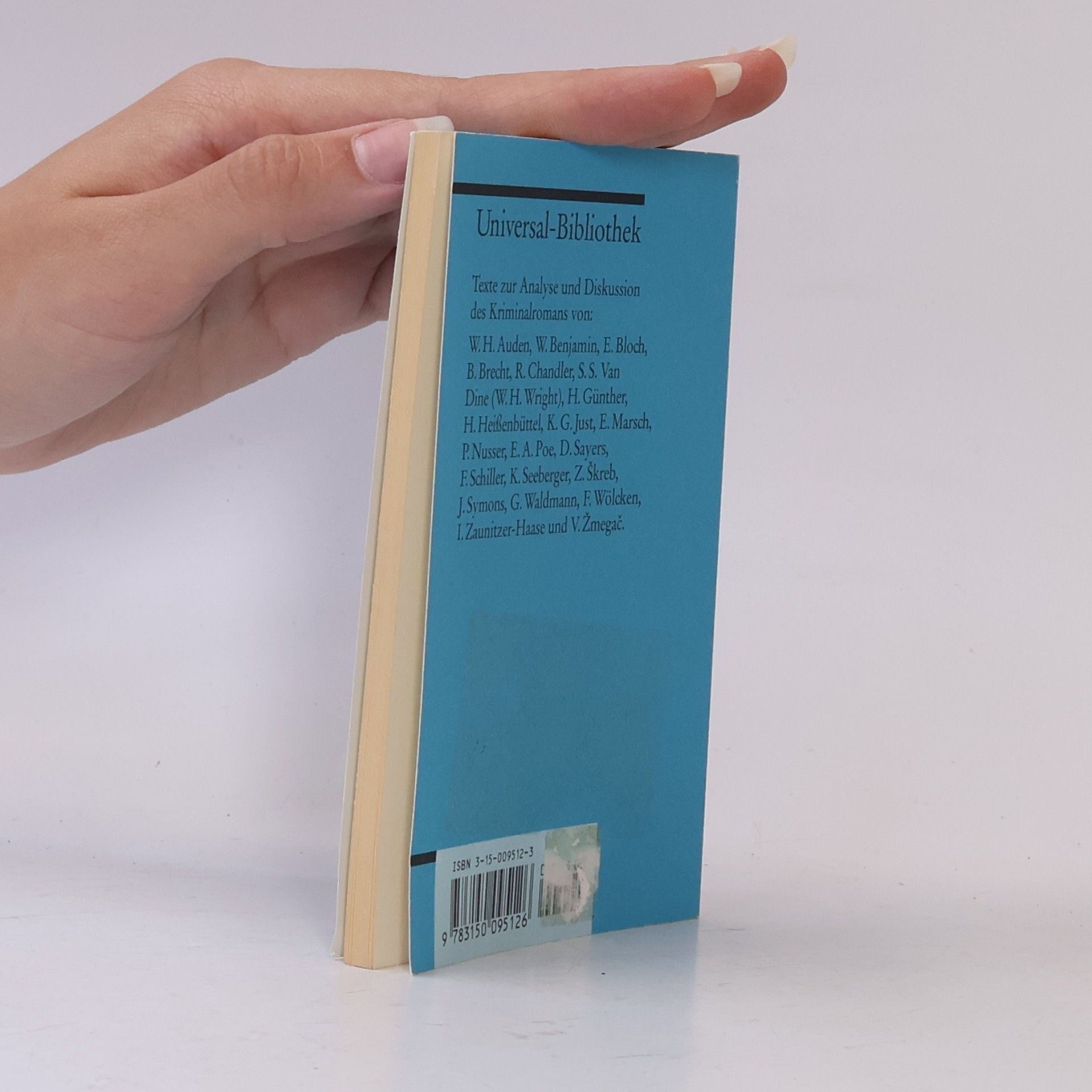 Eckhard Finckh Theorie des Kriminalromans