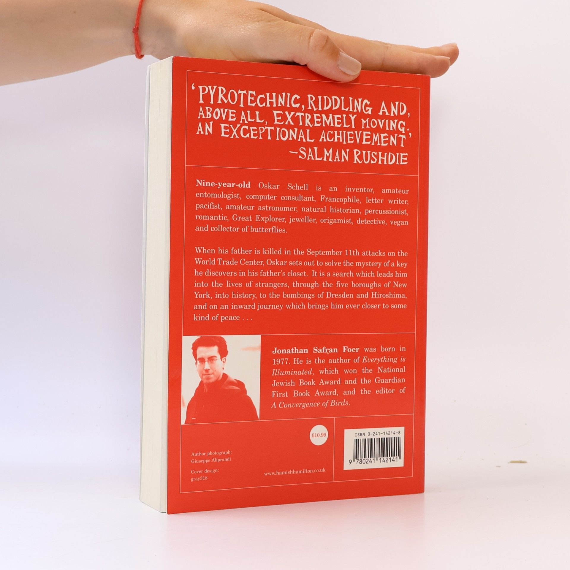 Jonathan Safran Foer Extremely Loud and Incredibly Close