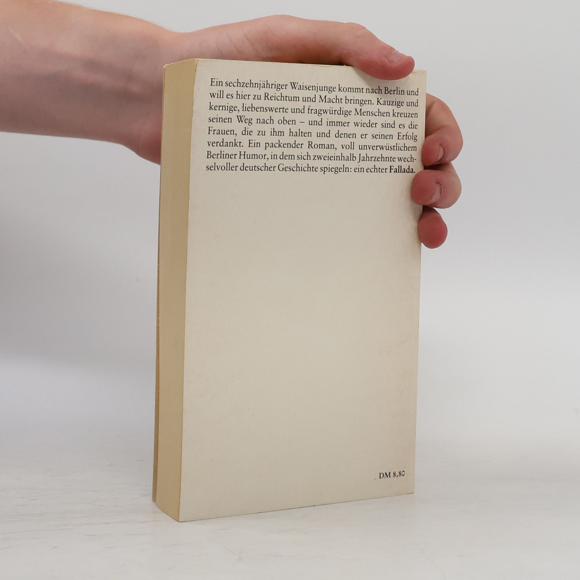 Hans Fallada Ein Mann will nach oben