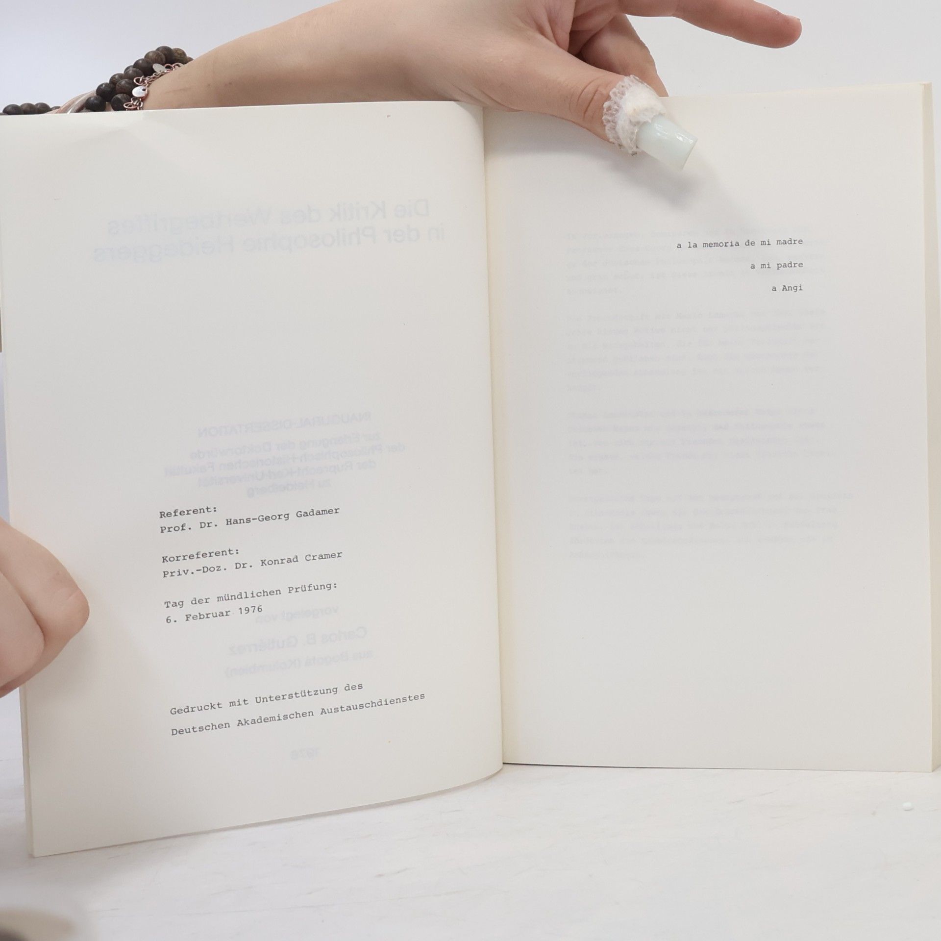 Carlos B. Gutiérrez Die Kritik des Wertbegriffes in der Philosophie Heideggers
