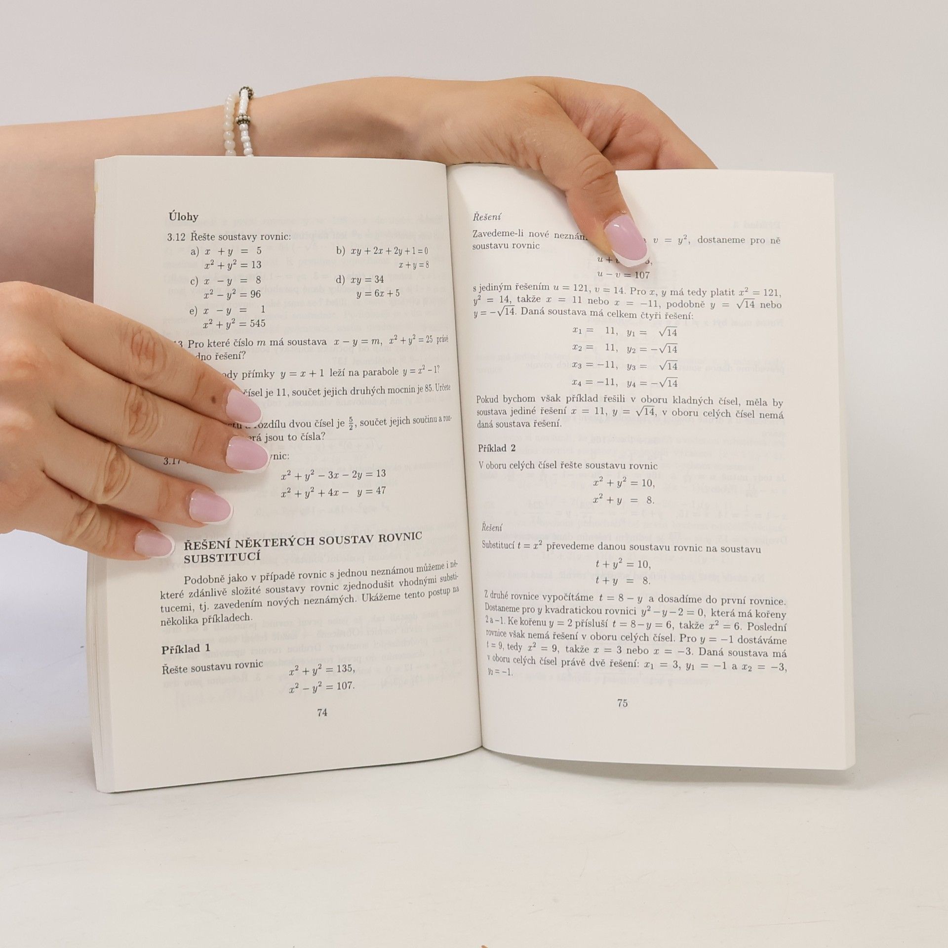Leo Boček Matematika pro gymnázia. Rovnice a nerovnice