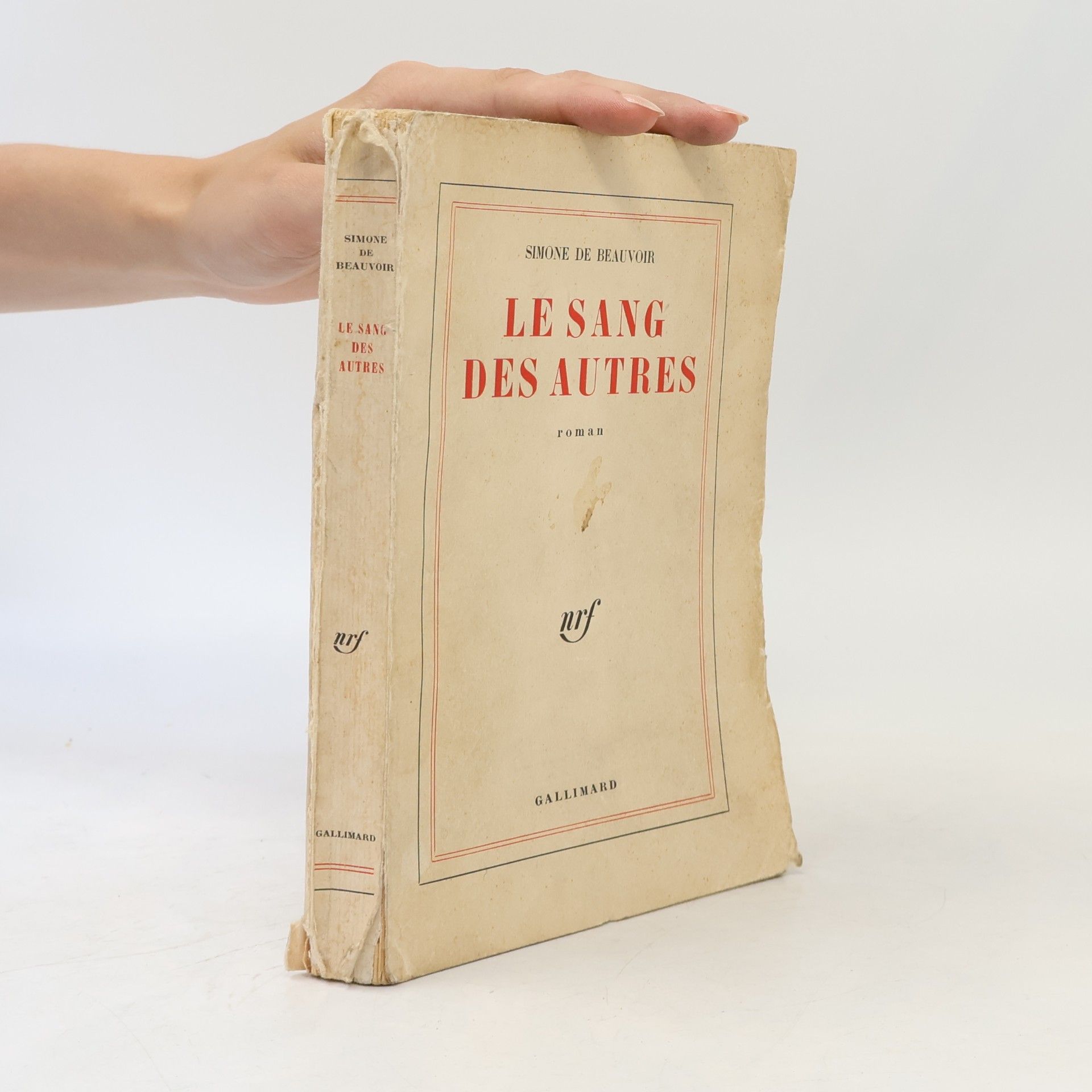 Simone de Beauvoir Le sang des autres