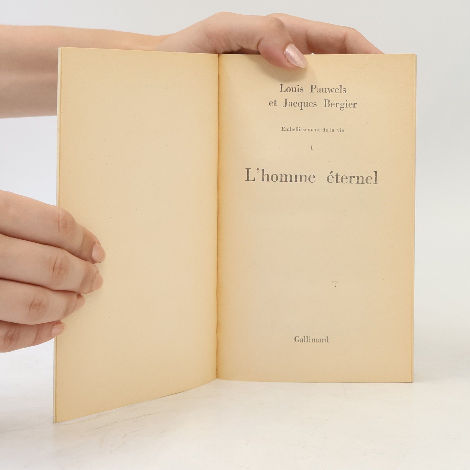 Louis Pauwels L'Homme éternel
