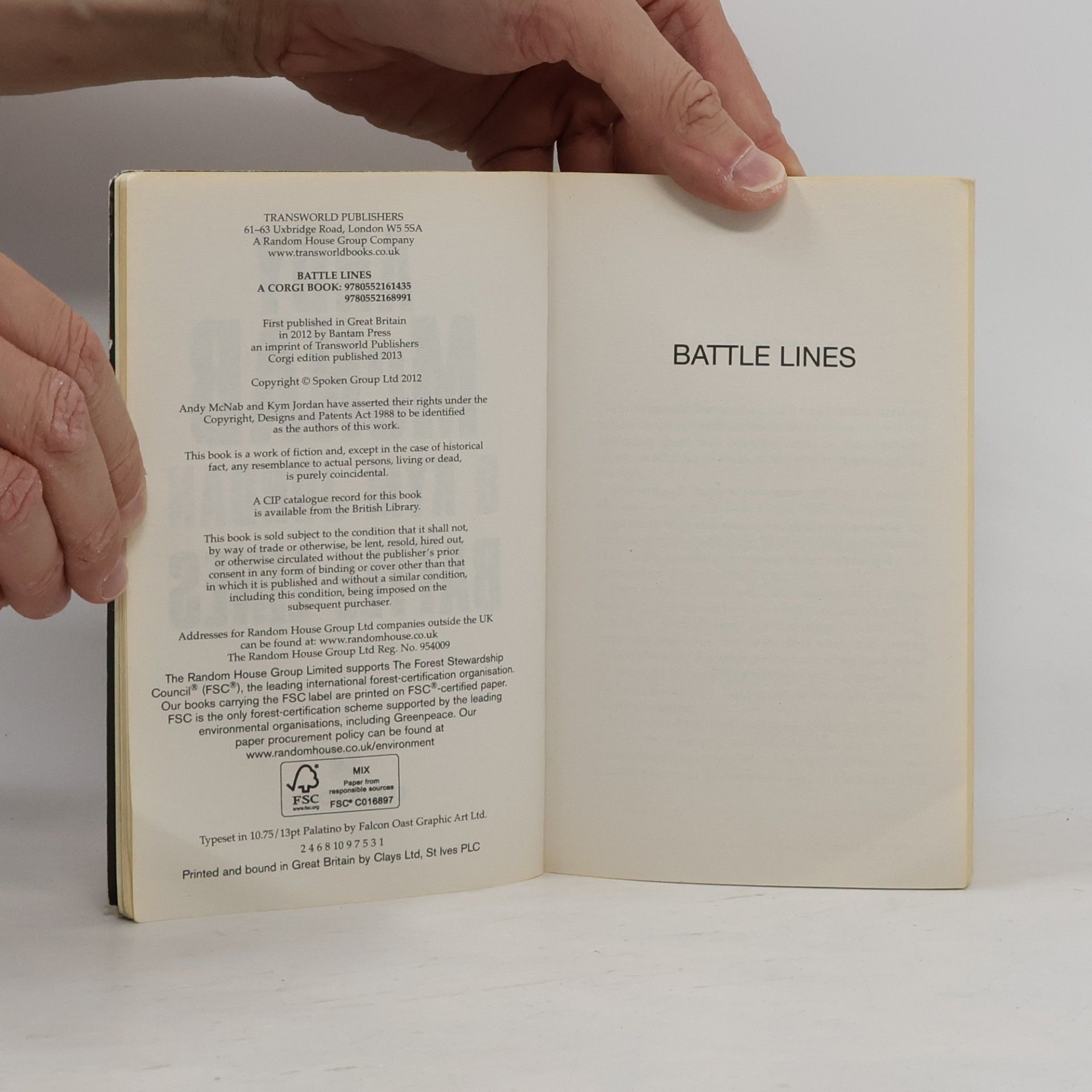 Andy McNab Battle Lines