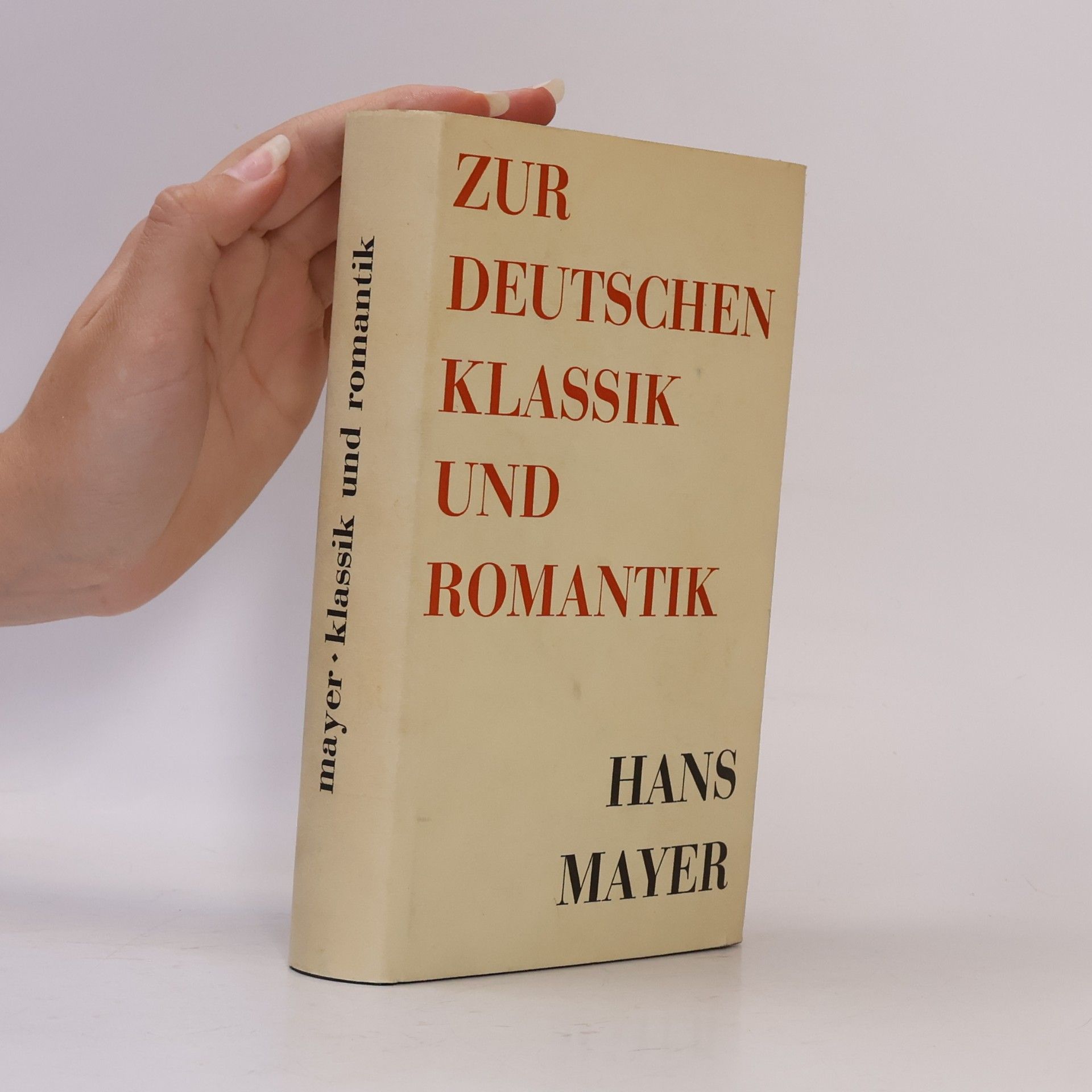Hans Mayer Klassik und Romantik