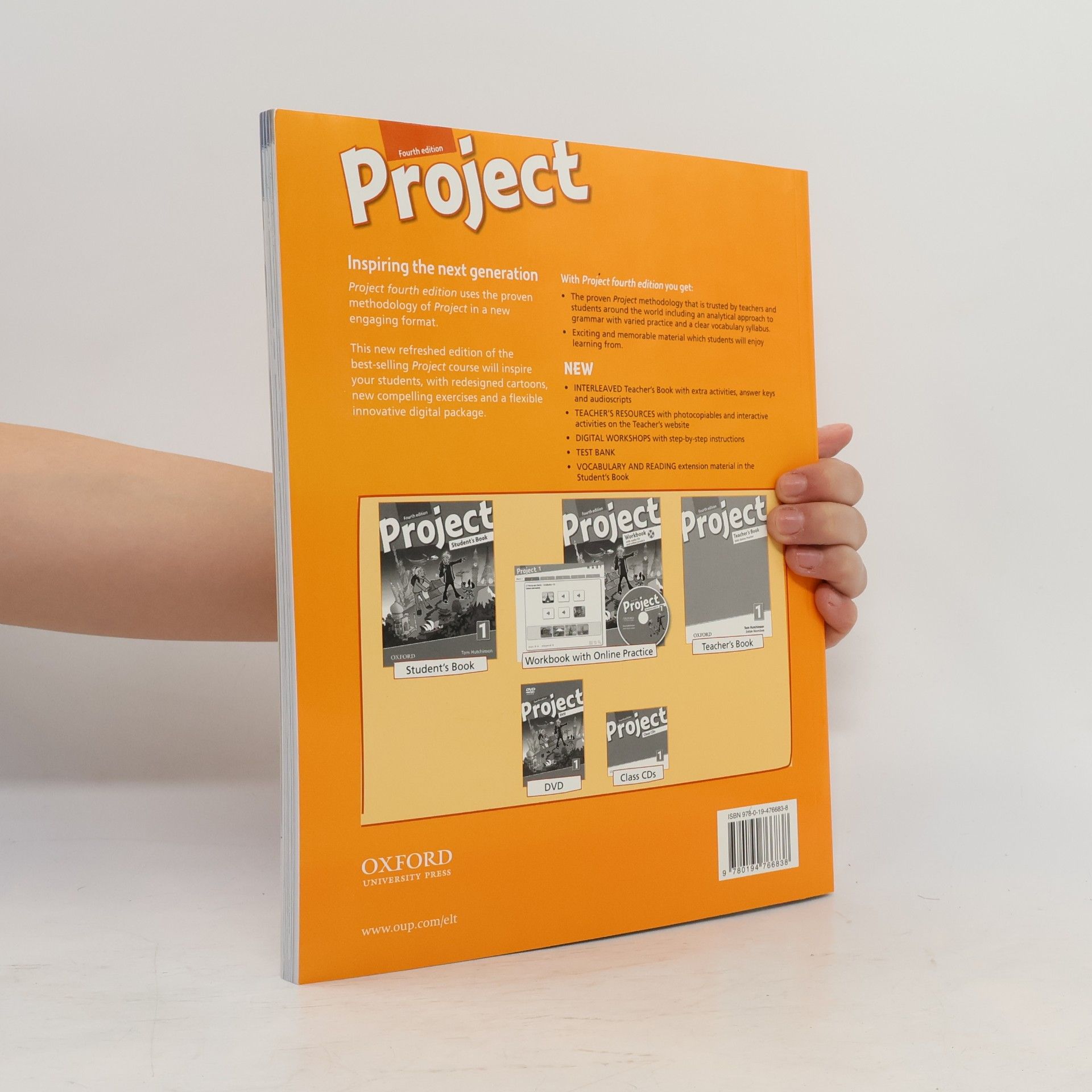 Tom Hutchinson Project 1 Teacher´s Book with Online Practice Pack (4th)
