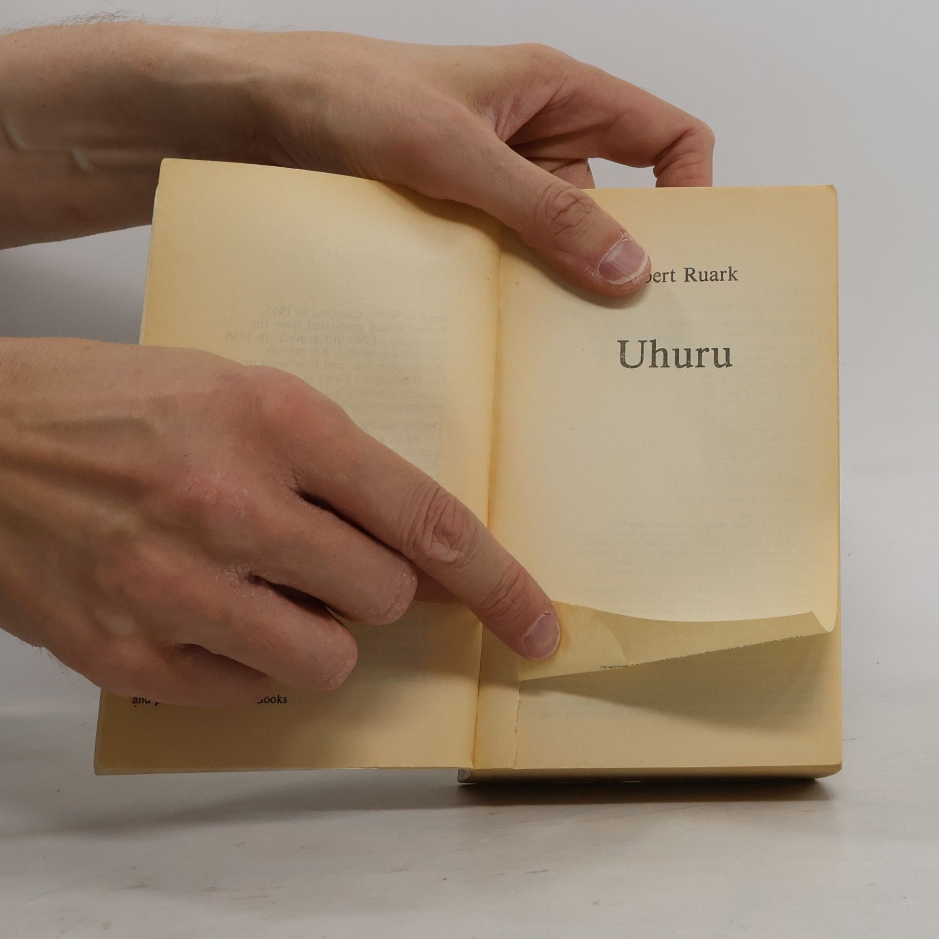 Robert Chester Ruark Uhuru