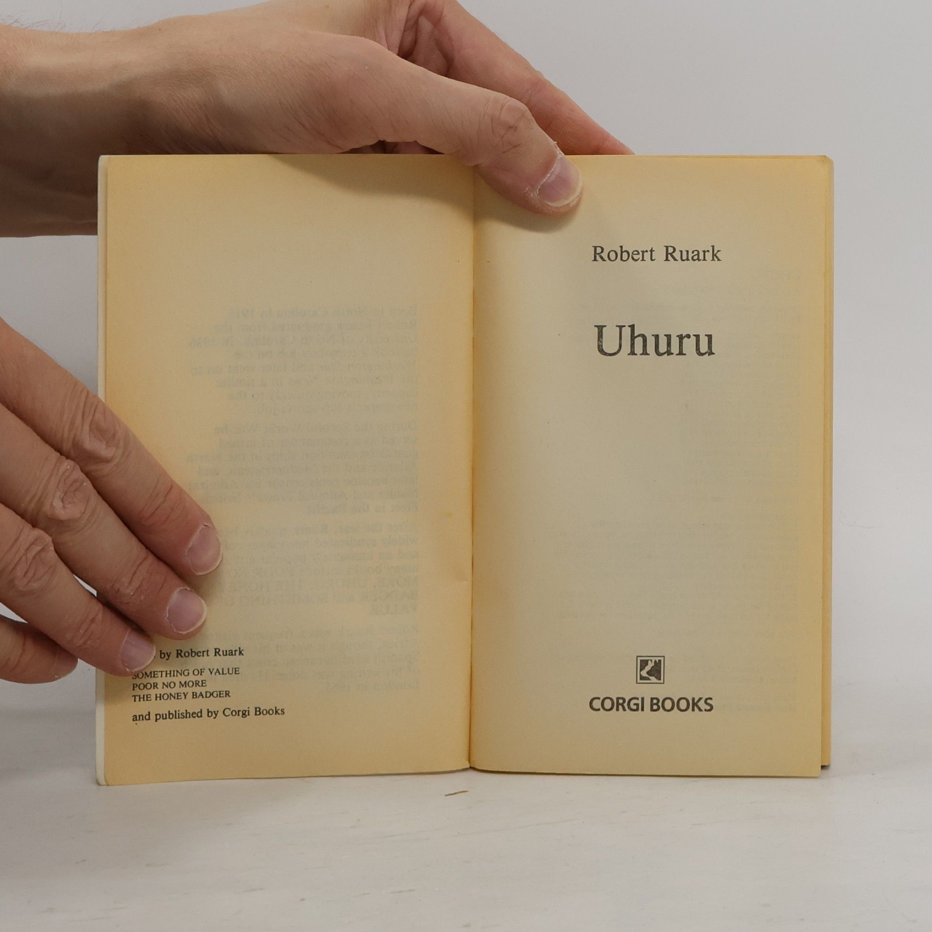 Robert Chester Ruark Uhuru