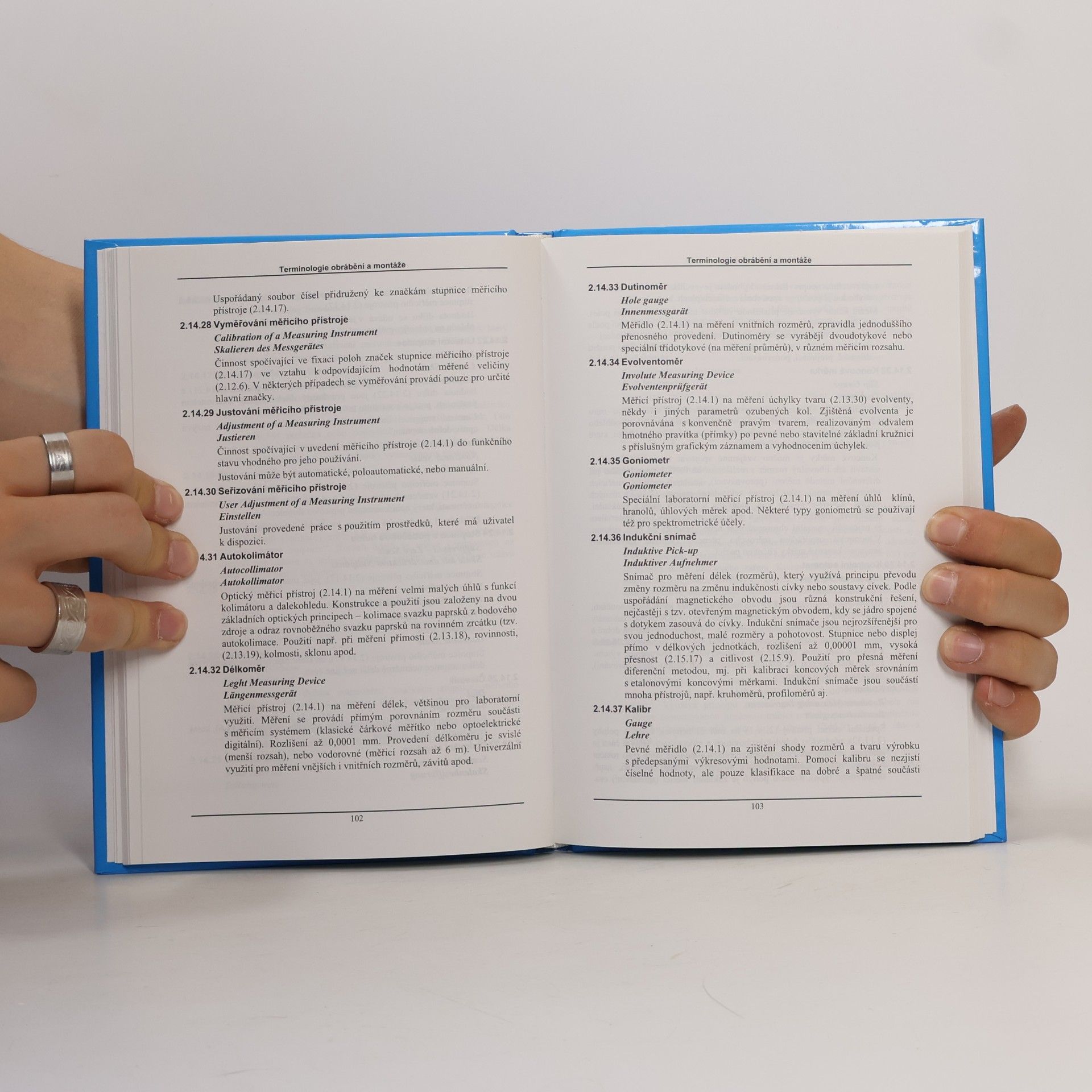 kolektiv autorů Terminologie obrábění a montáže