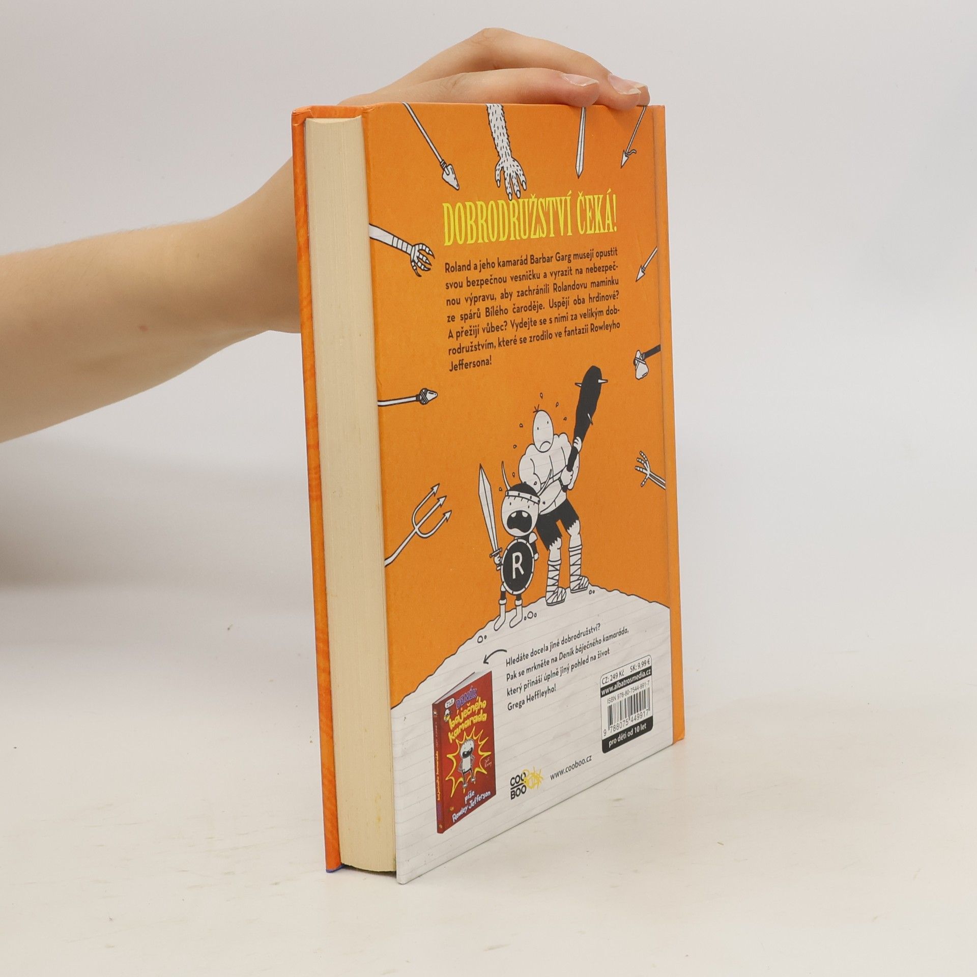Jeff Kinney Dobrodružství báječných kamarádů. Píše Rowley Jefferson