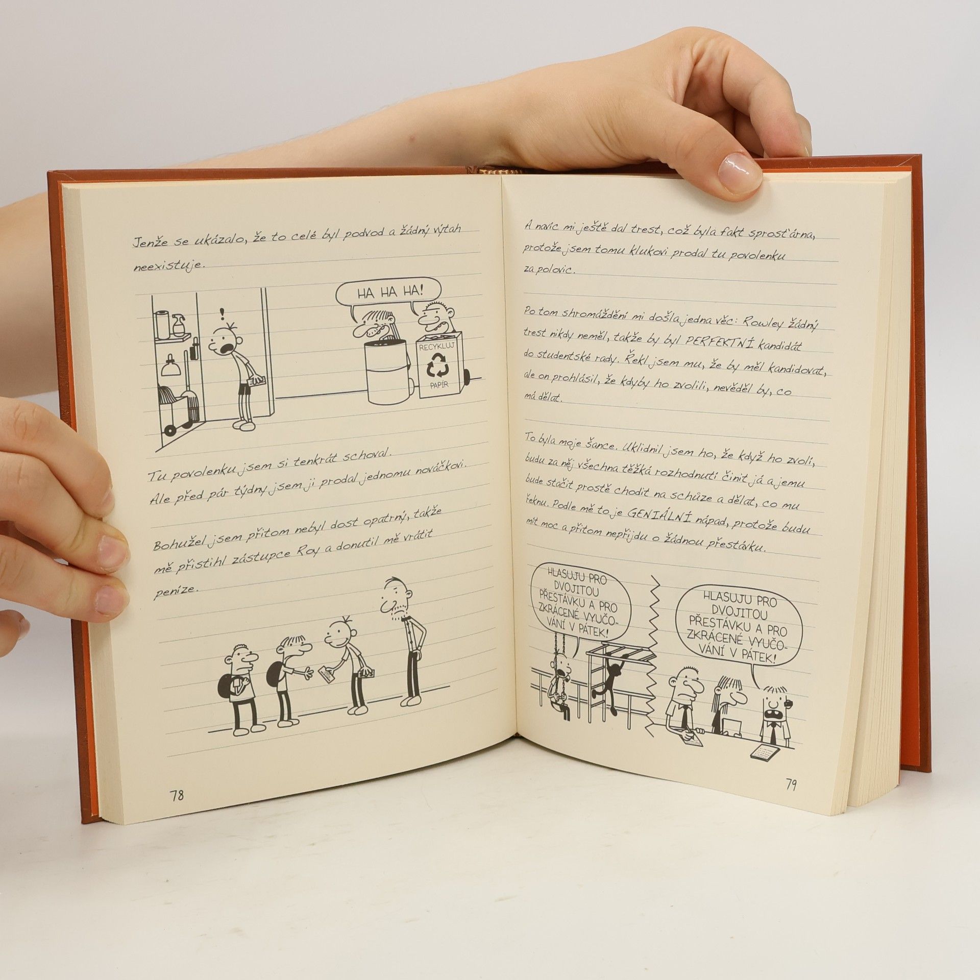 Jeff Kinney Deník malého poseroutky 7. Páté kolo u vozu