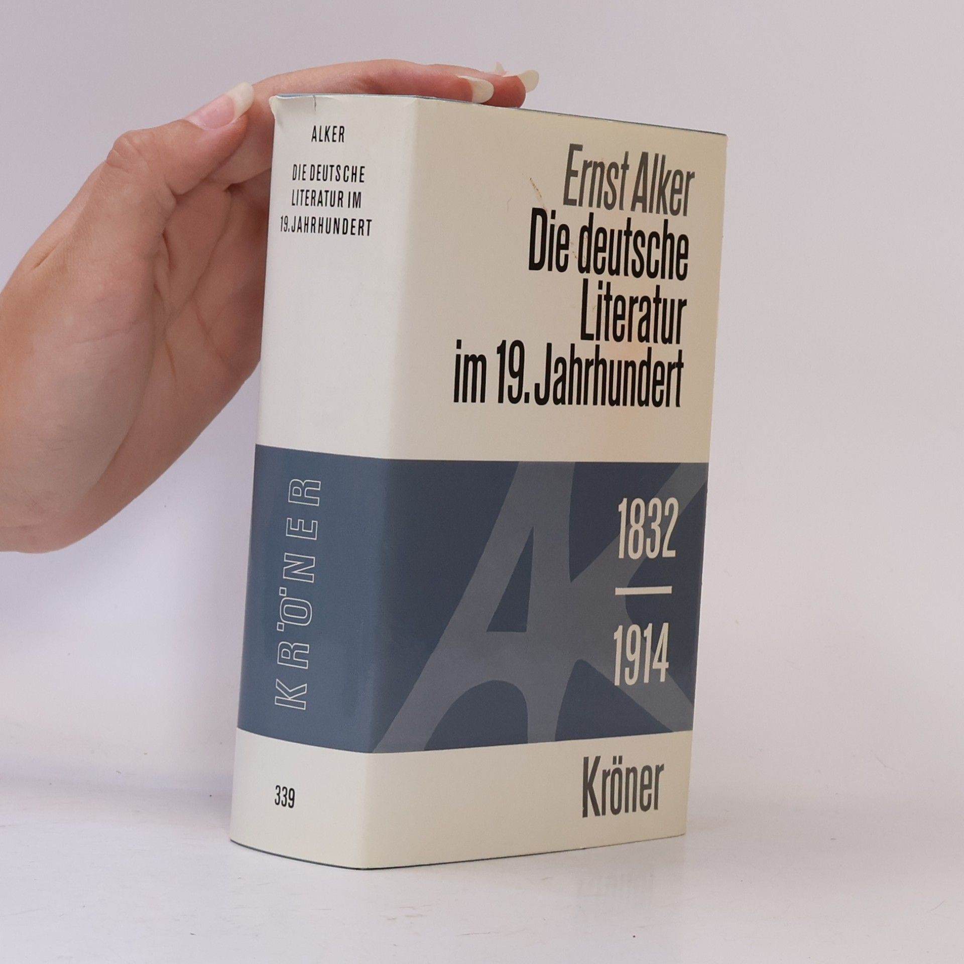 Ernst Alker Die deutsche Literatur im 19. Jahrhundert