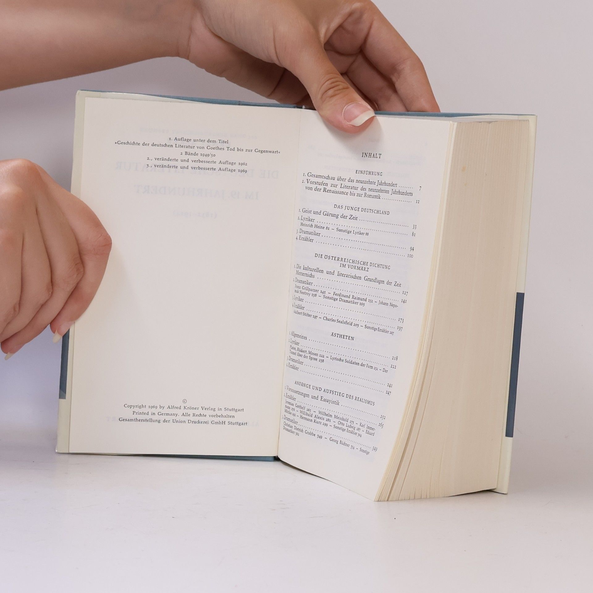 Ernst Alker Die deutsche Literatur im 19. Jahrhundert