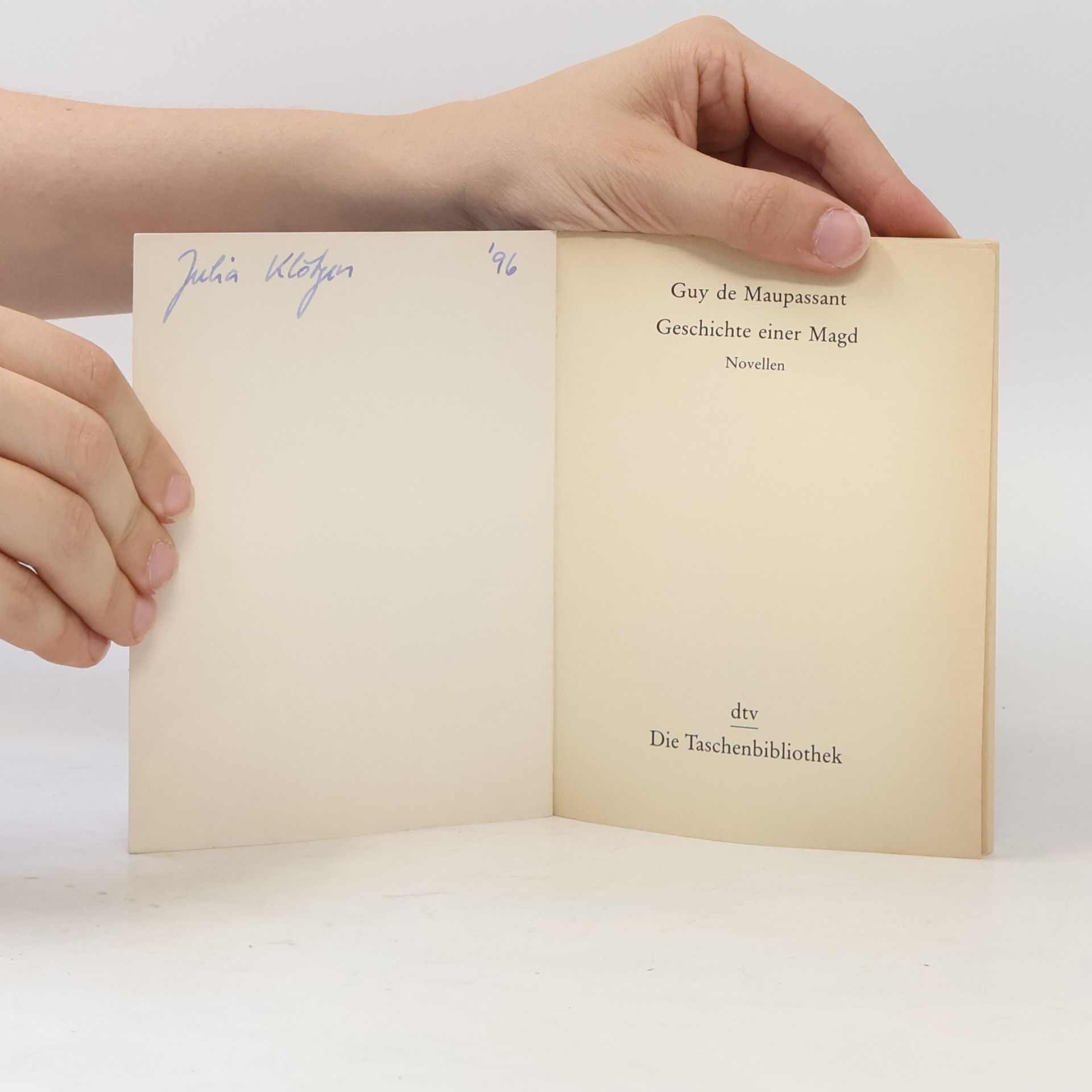 Guy de Maupassant Geschichte einer Magd