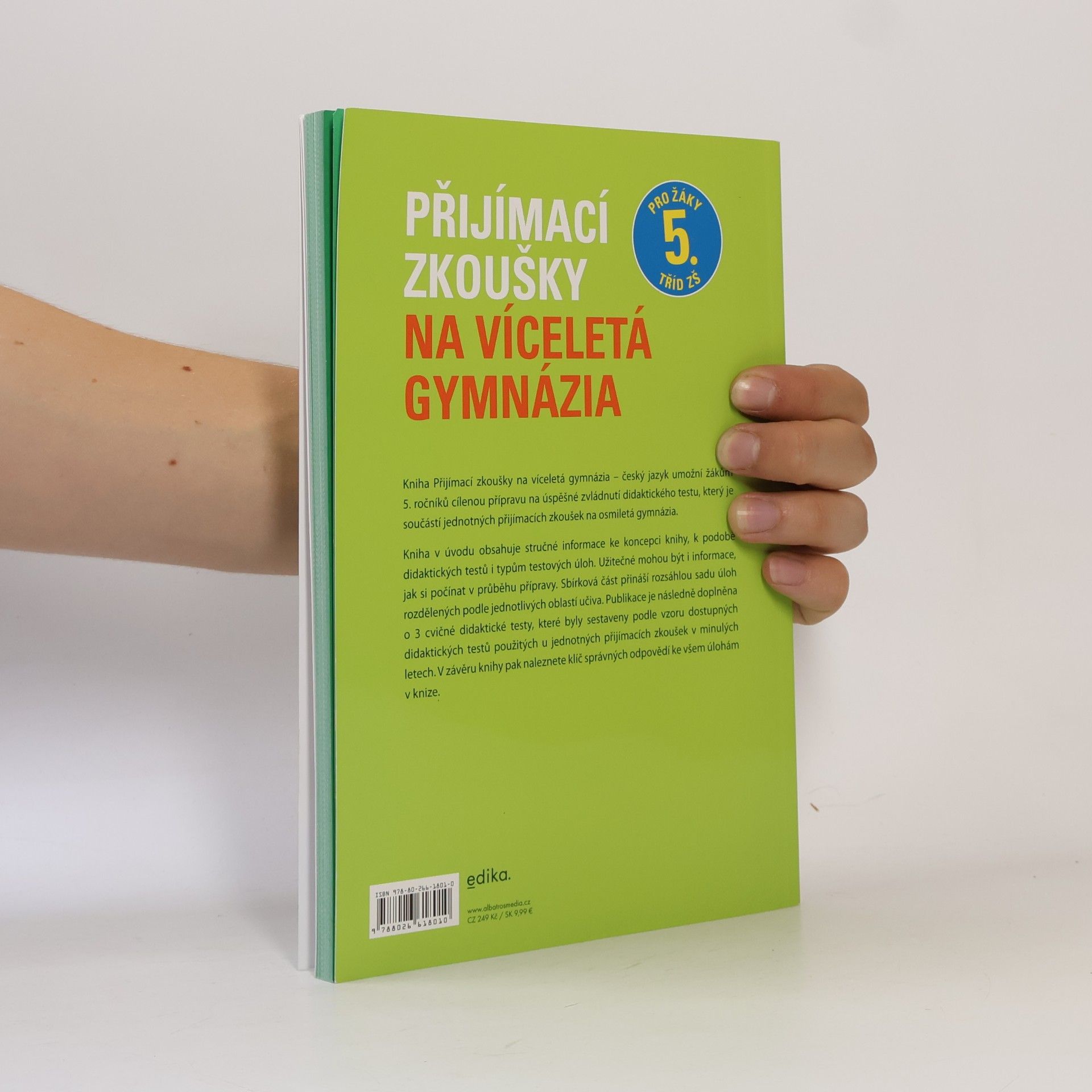 František Brož Přijímací zkoušky na víceletá gymnázia. Český jazyk.