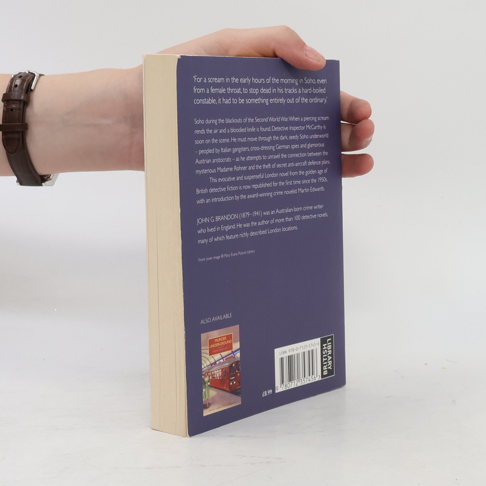 John G. Brandon British Library Crime Classics: A Scream in Soho