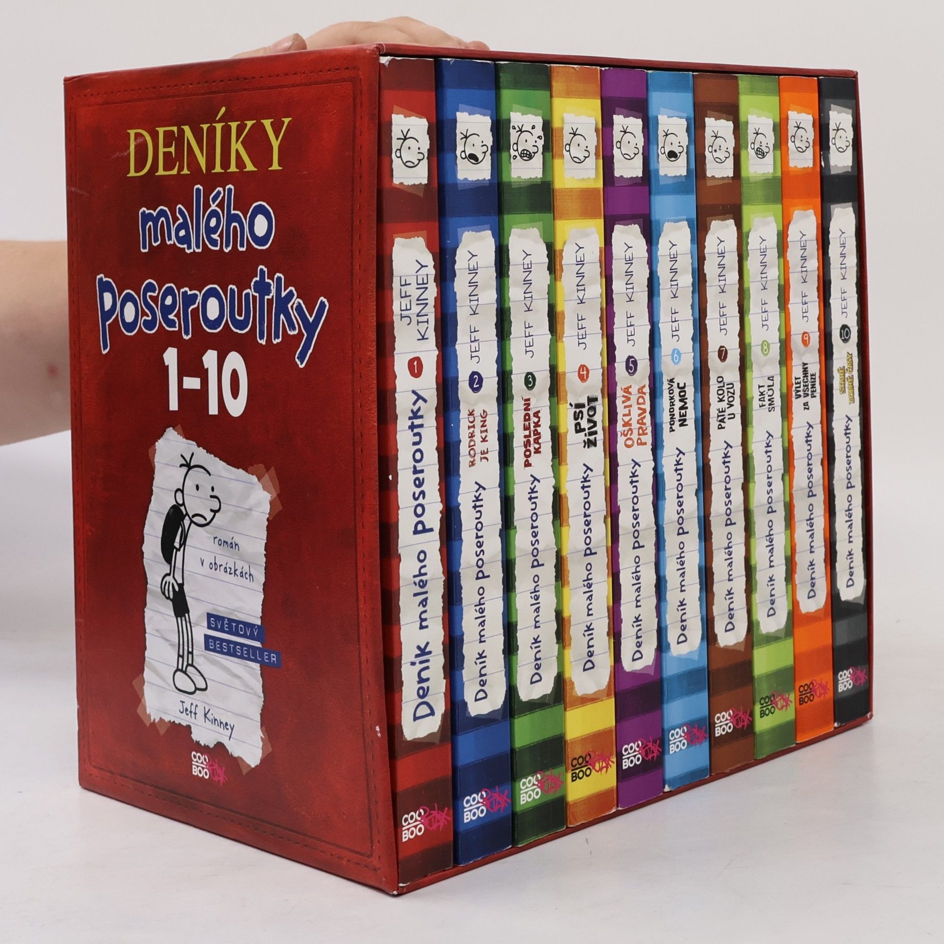 Jeff Kinney Deník malého poseroutky 1-10 (box)