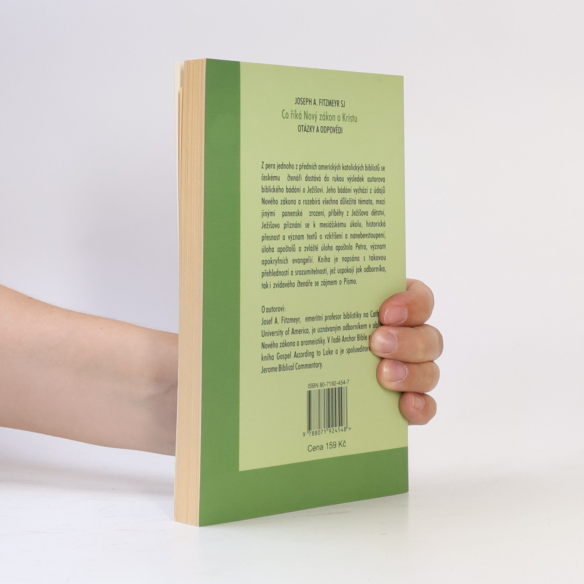 Joseph A. Fitzmyer Co říká Nový zákon o Kristu