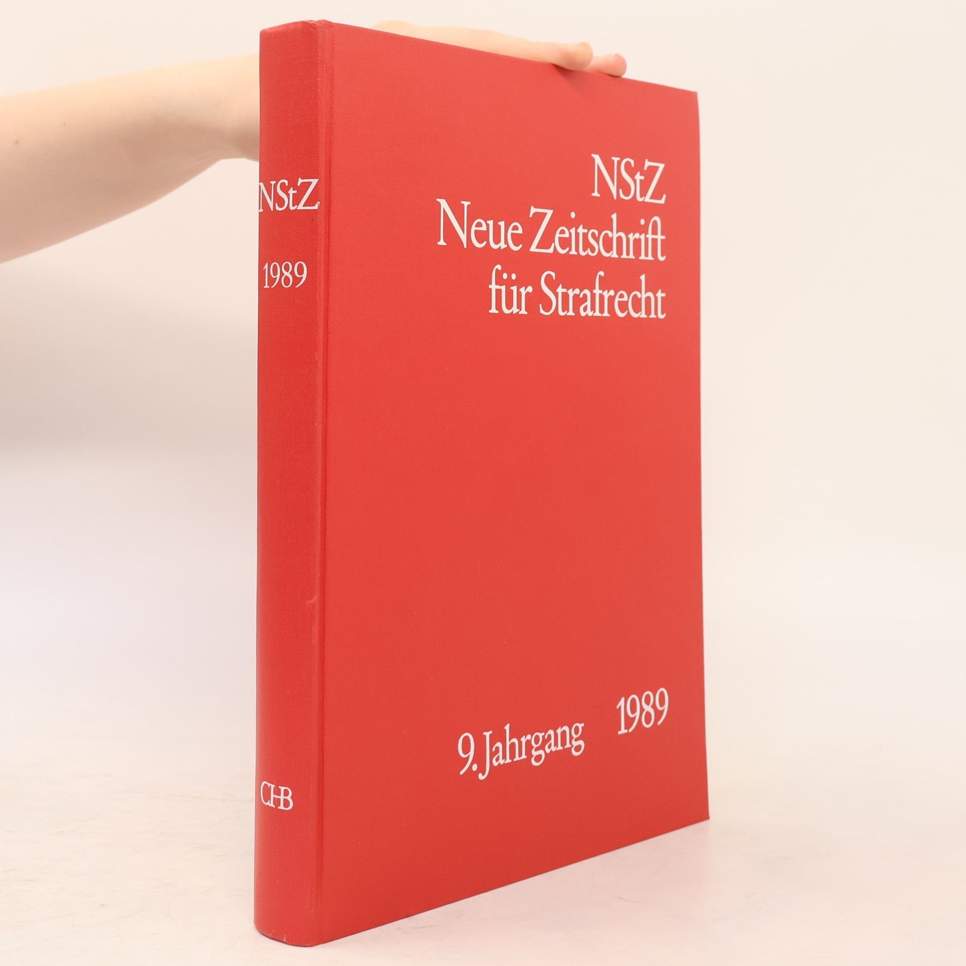 Neue Zeitschrift für Strafrecht 9.Jahrgang 1989
