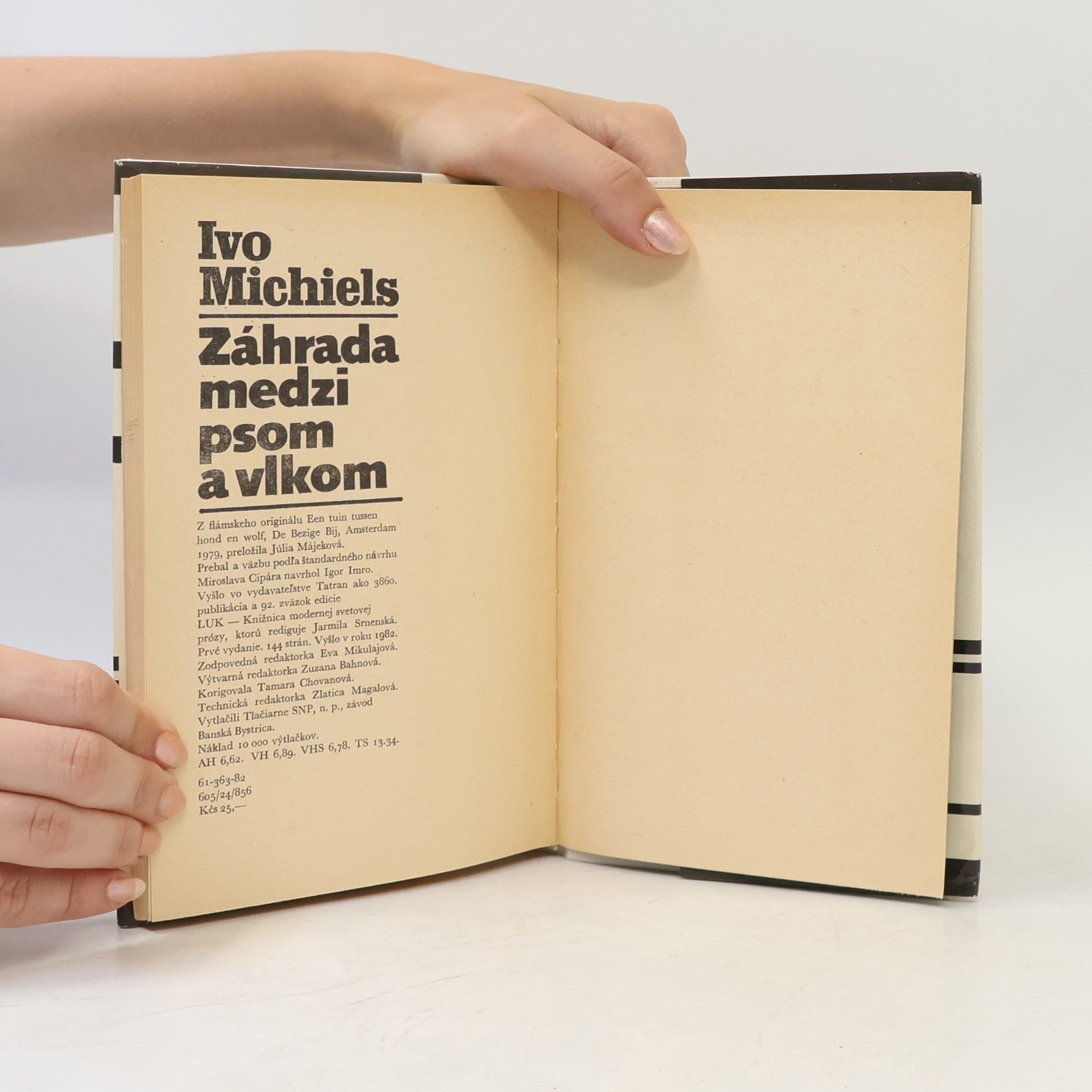 Ivo Michels Záhrada medzi psom a vlkom