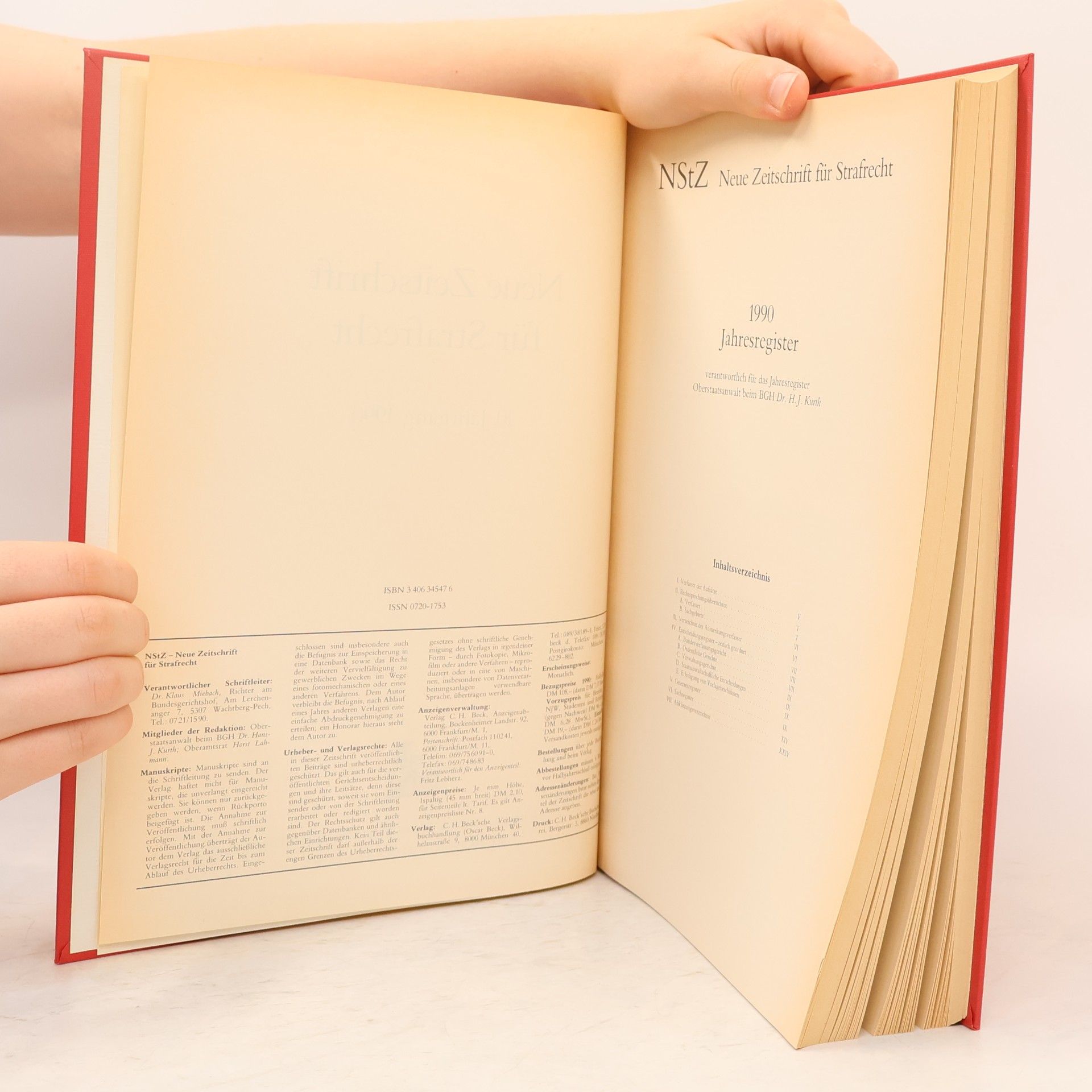Hans-J. Kurth Neue Zeitschrift für Strafrecht 10. Jahrgang 1990