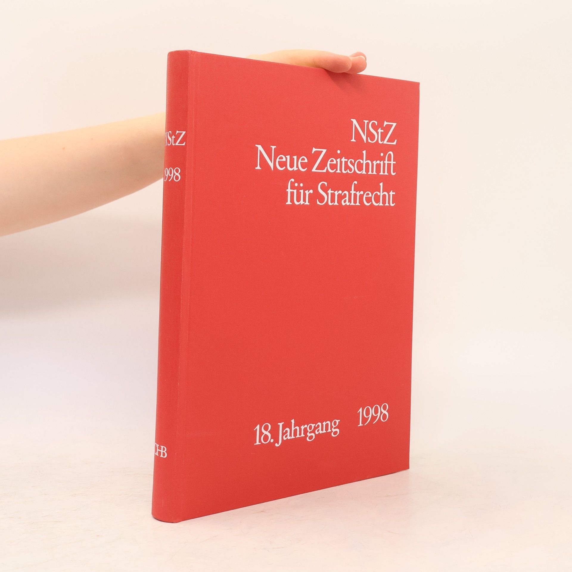 NStZ Neue Zeitschrift für Strafrecht 18. Jahrgang 1998