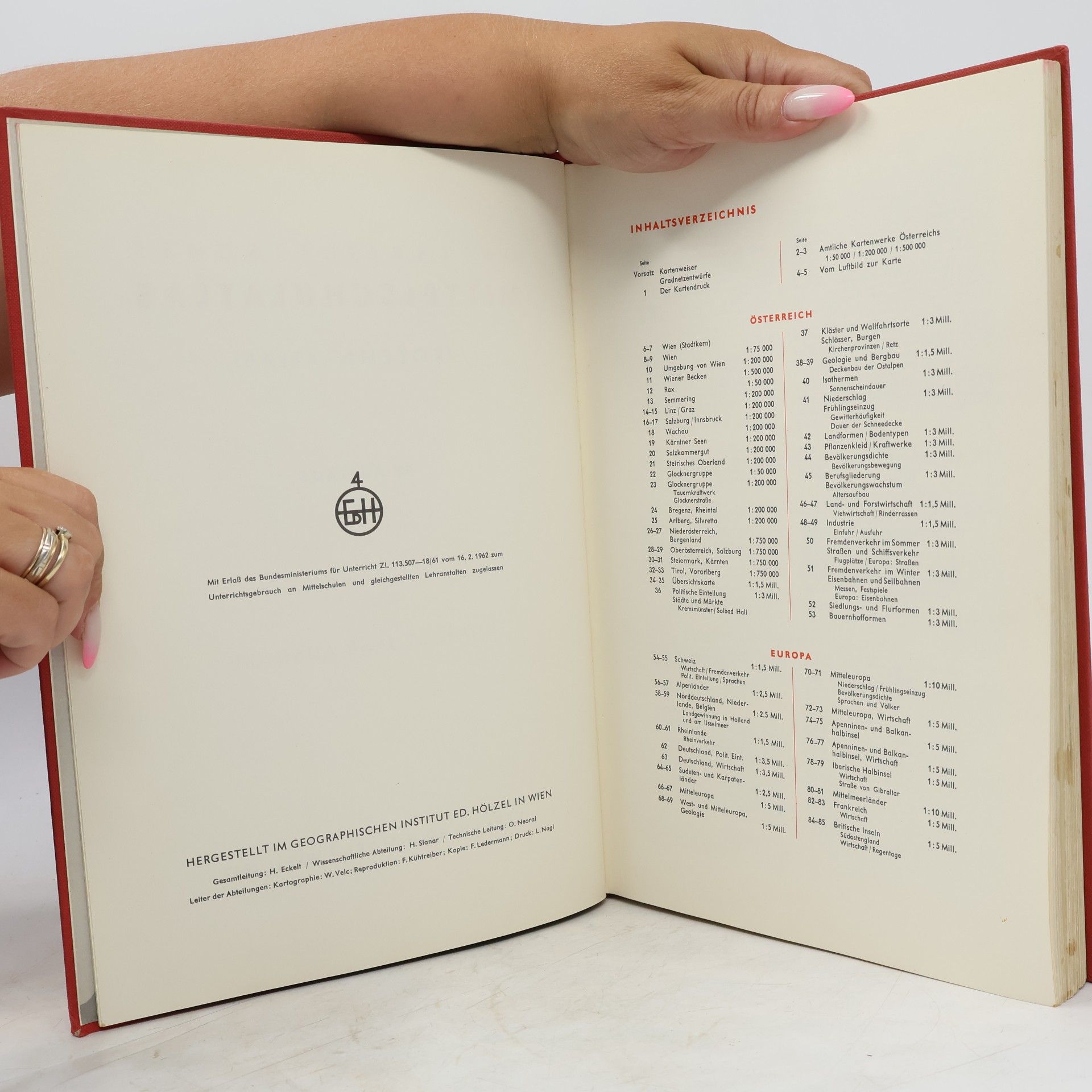 Various authors Österreichischer Mittelschulatlas