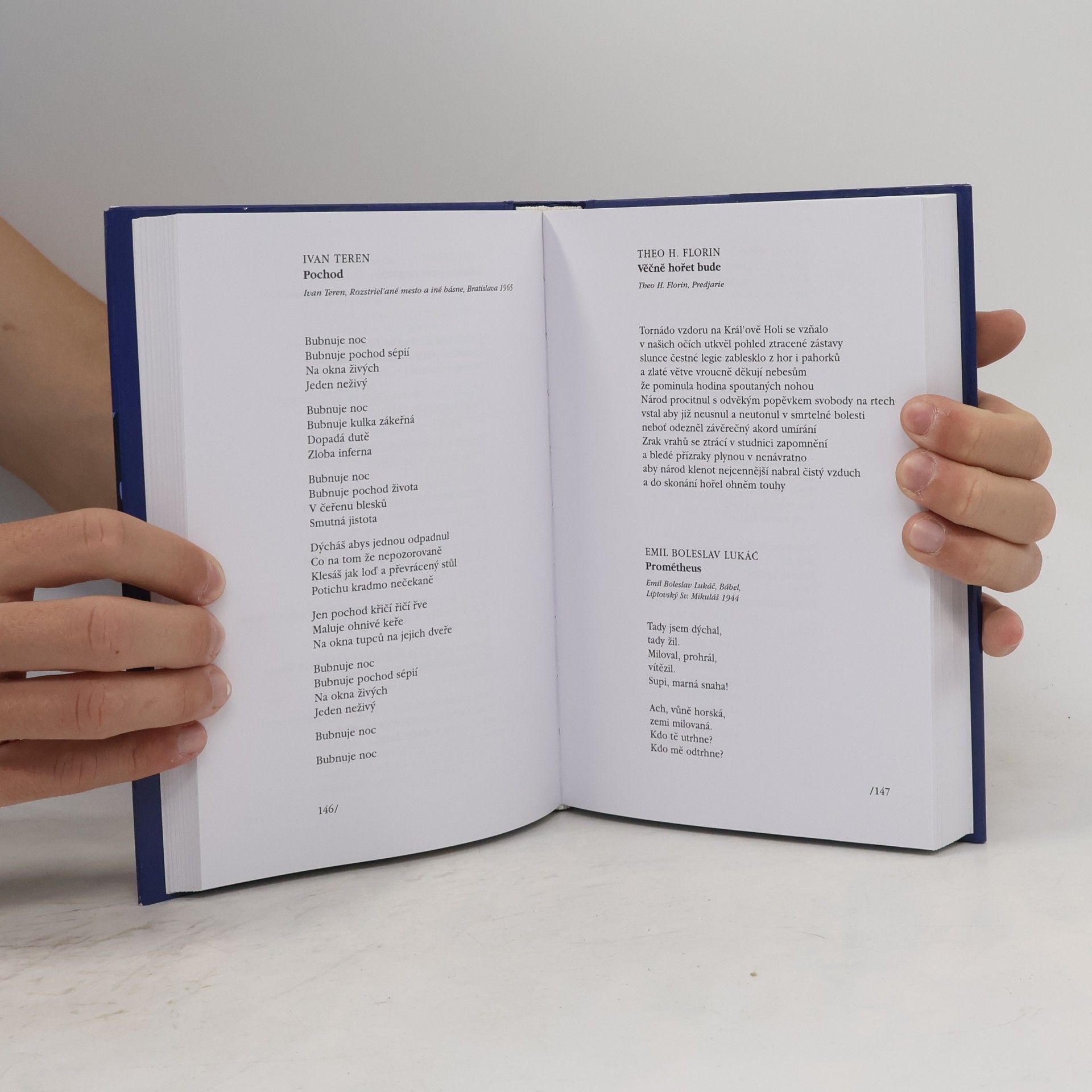 Martin Kučera Blýskání nad Tatrou. Subjektivní antologie moderní slovenské poezie